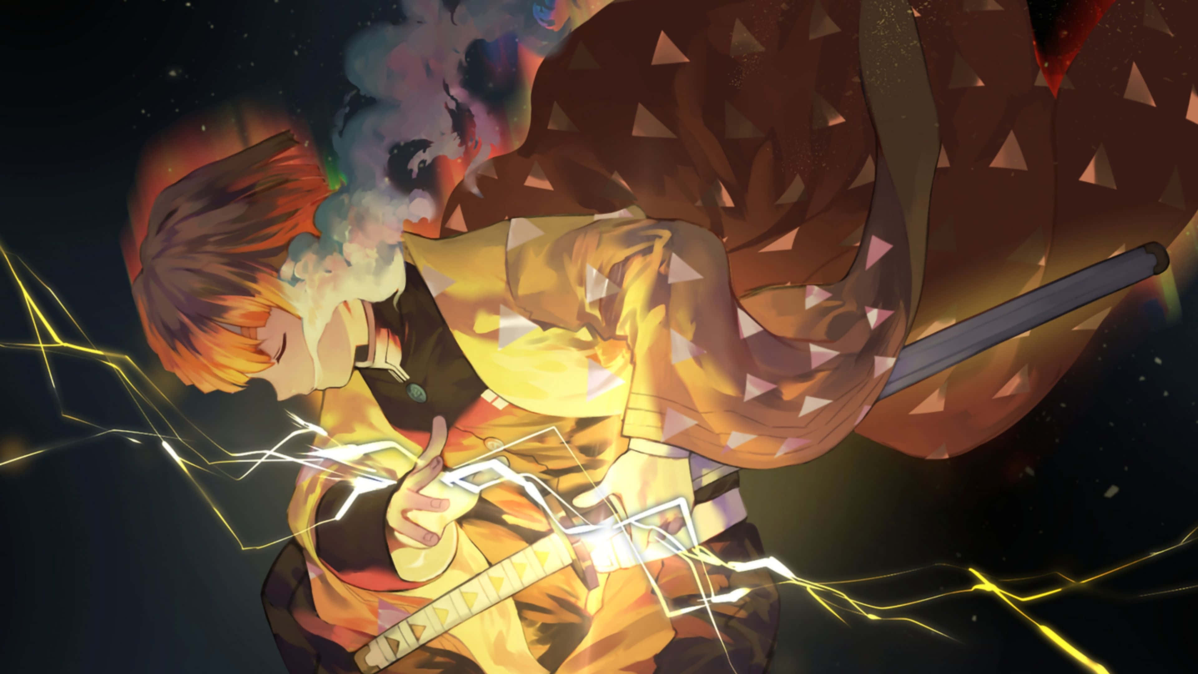 Demon Slayer Kimetsu no Yaiba Rise Up באיכות 4K UHD טפט