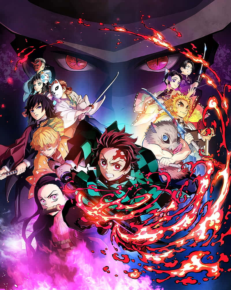 Demon Slayer אנימה Kimetsu No Yaiba The Hinokami Chronicles טפט