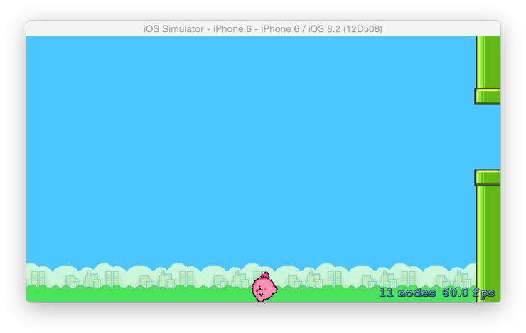 צילום מסך של משחק Flappy Bird טפט