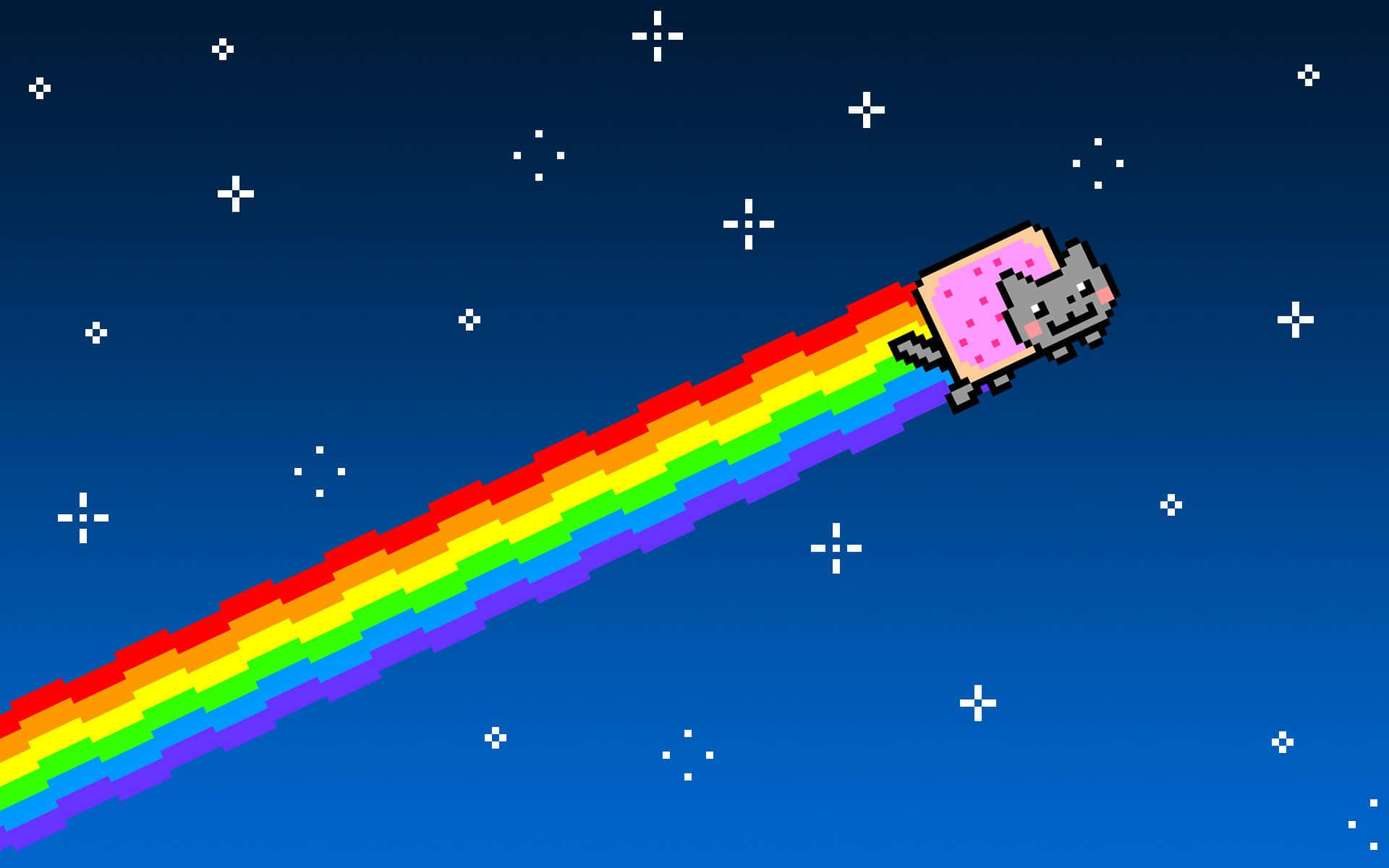 Flappy Nyan גלקסיית חתול טפט