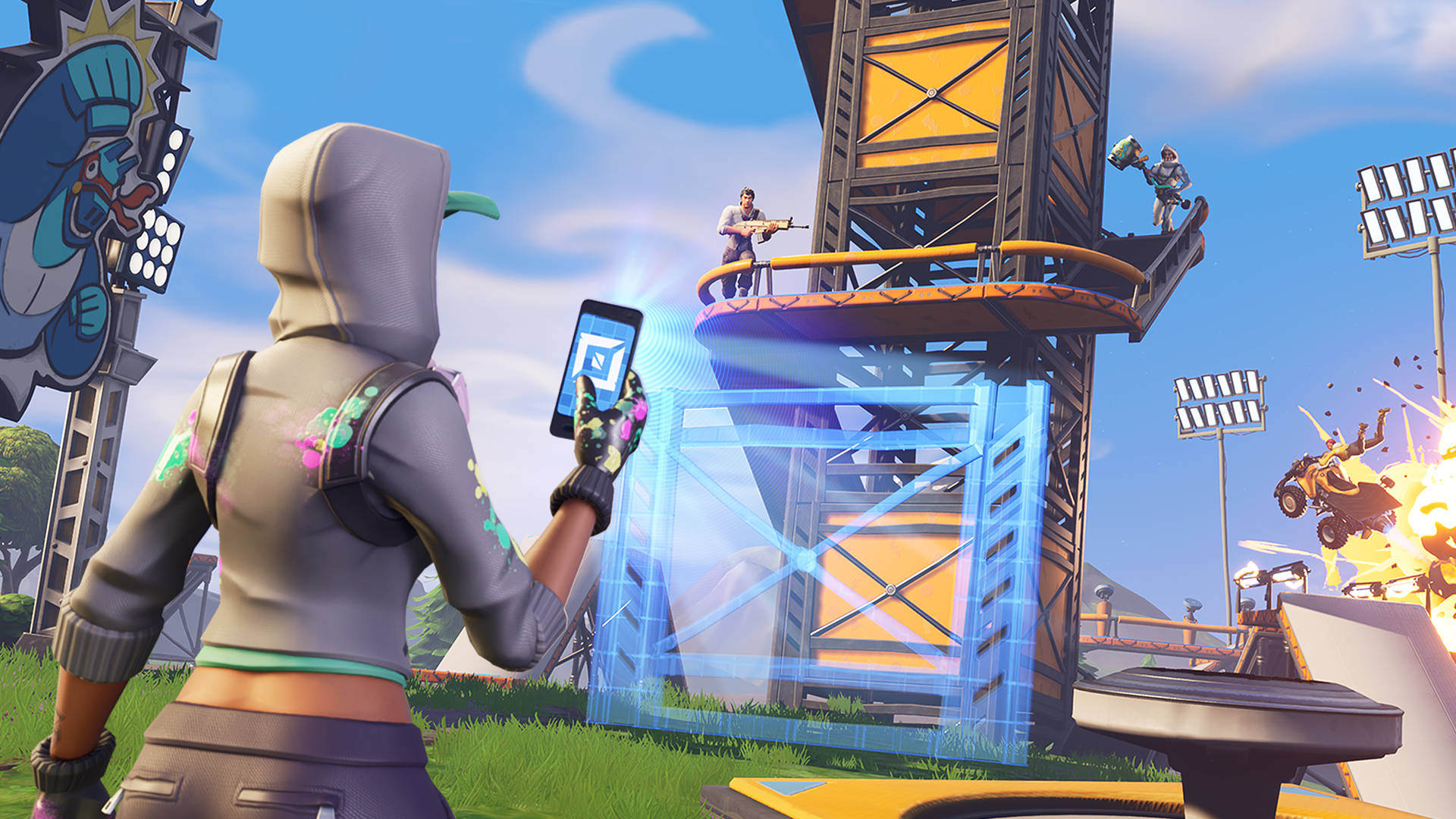 כבוש את הבאטל באס ב"Fortnite" טפט