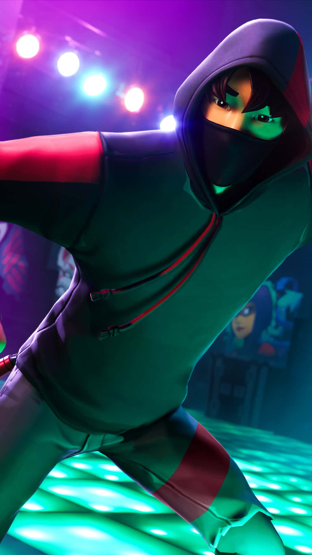 פה מכוסה בגלקסיית Fortnite טפט