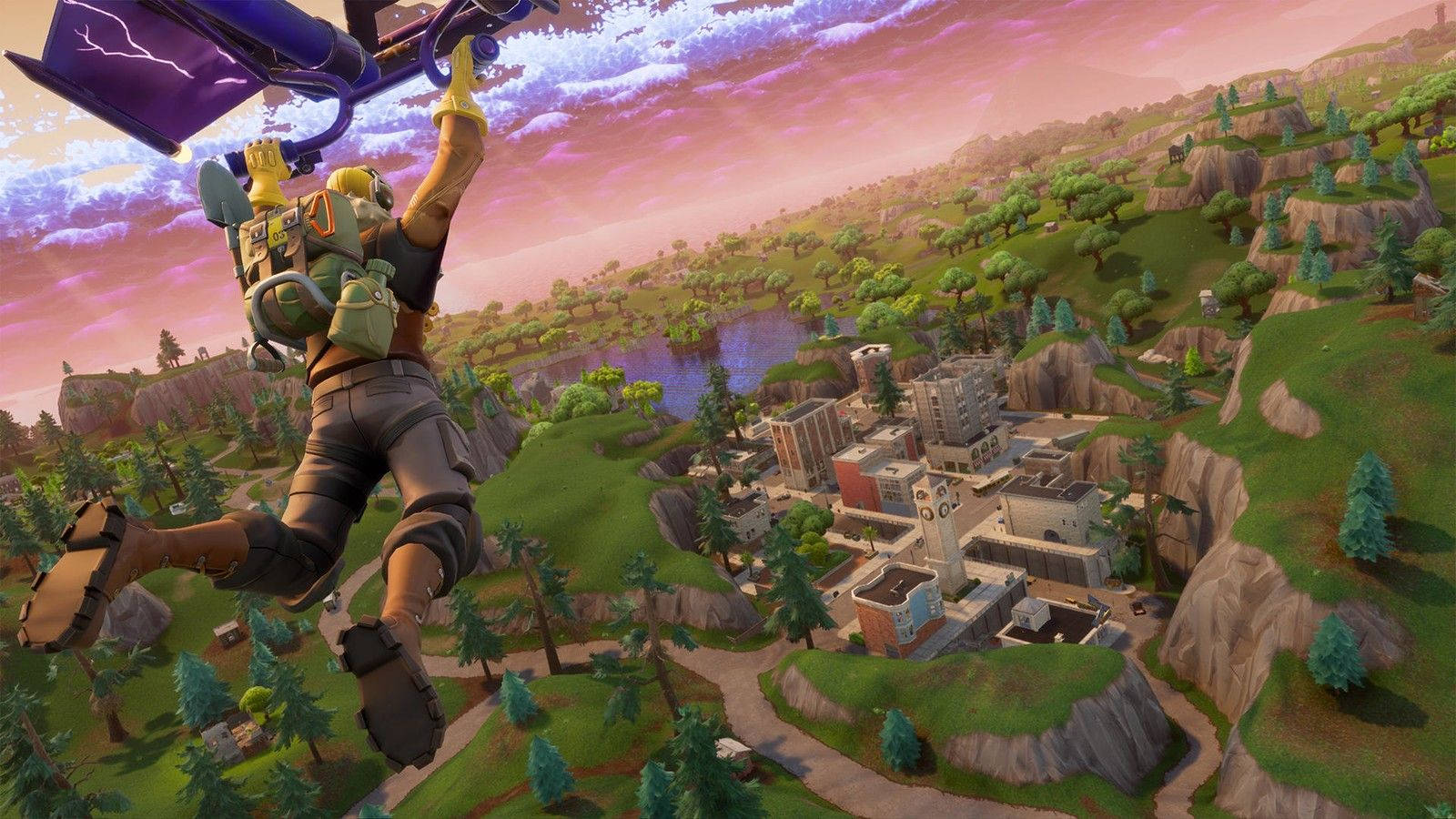 צנח לאי ב-Fortnite של Epic טפט