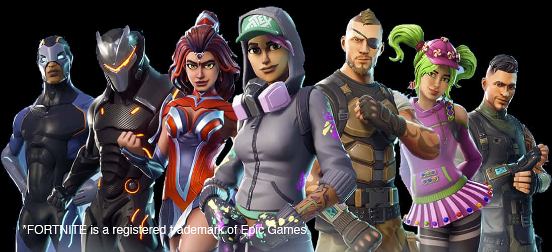 שורת הדמויות של Fortnite טפט