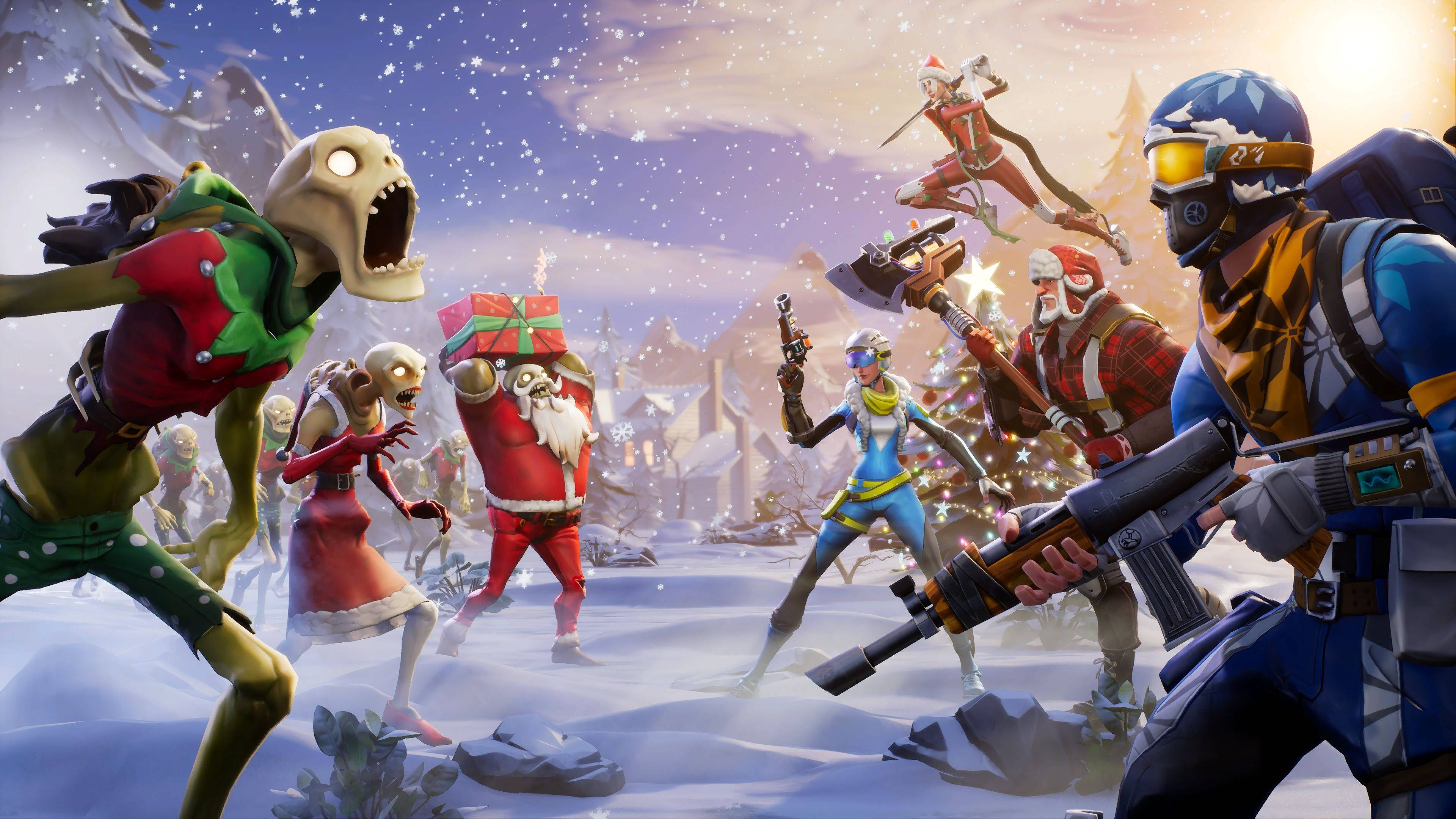 שרדו את החגים עם Fortnite Save the World טפט