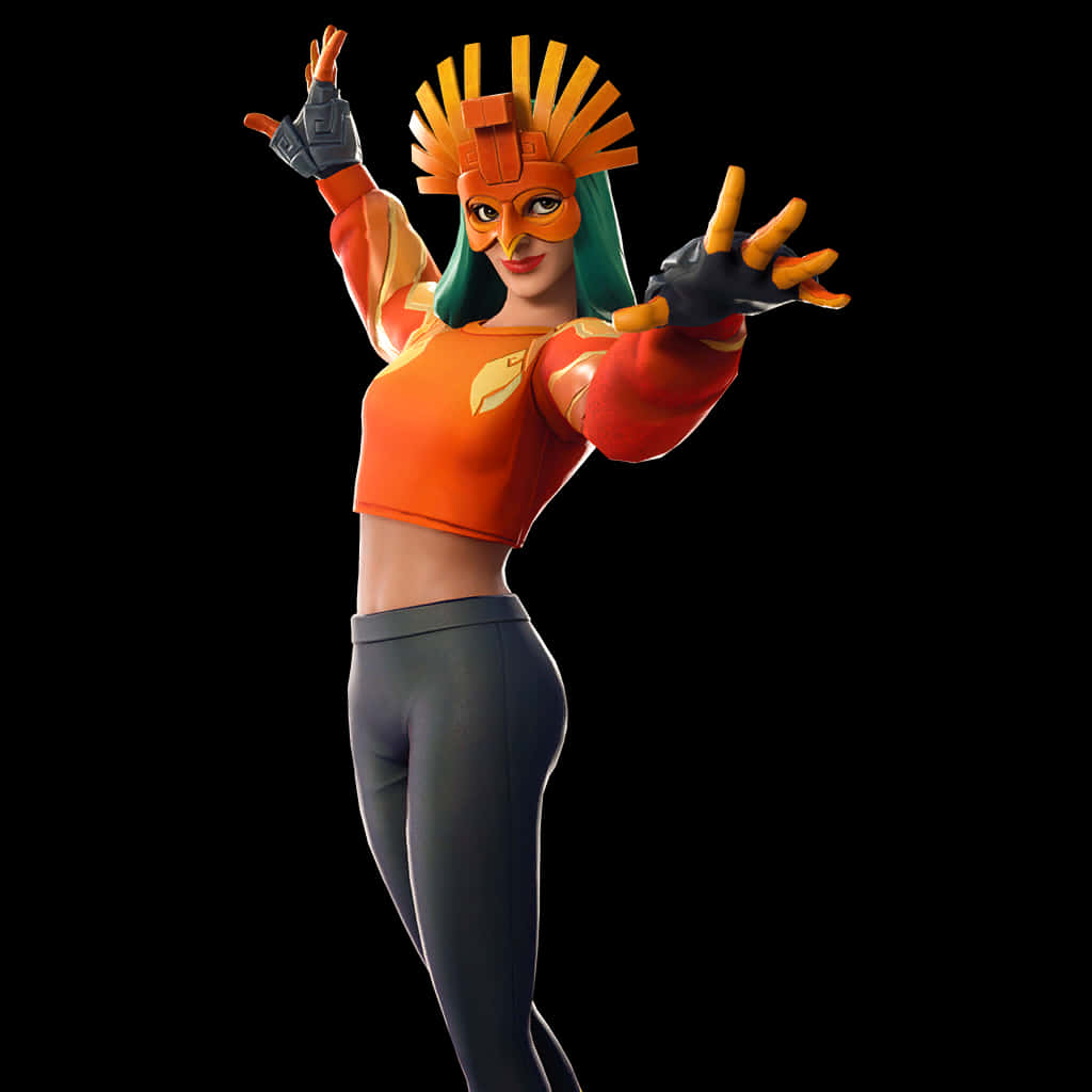 תנוחת עור ציפור השמש של Fortnite טפט