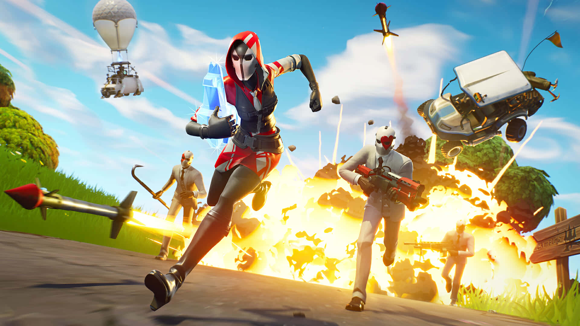 תרקוד את הדאגות שלך עם Fortnite! טפט