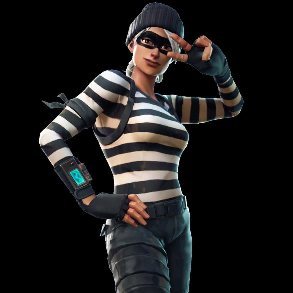 תנוחת הצדעה של דמות Fortnite טפט