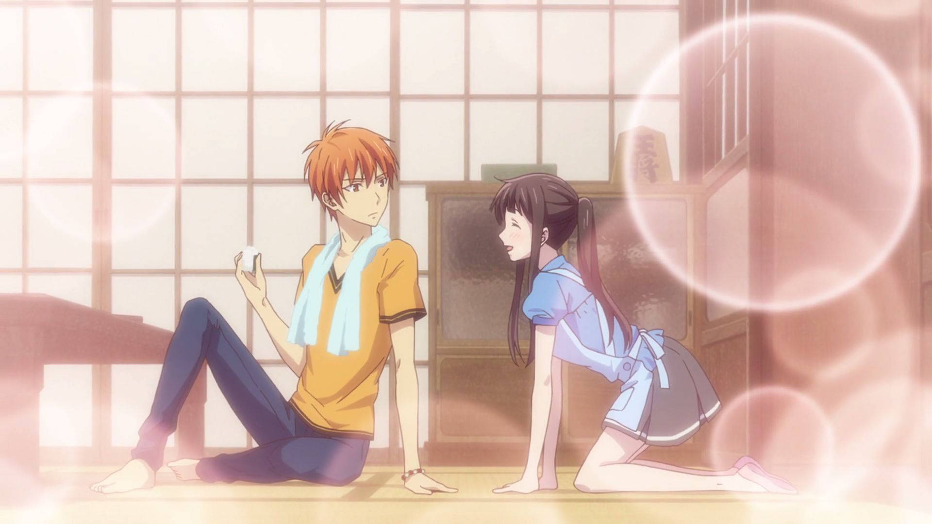 זוג אנימה Fruits Basket טפט