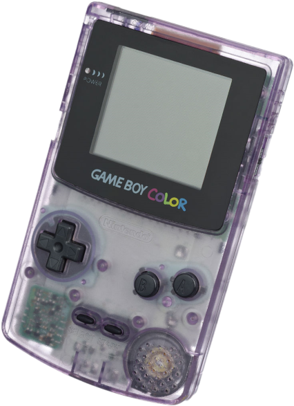 Game Boy Color סגול שקוף טפט