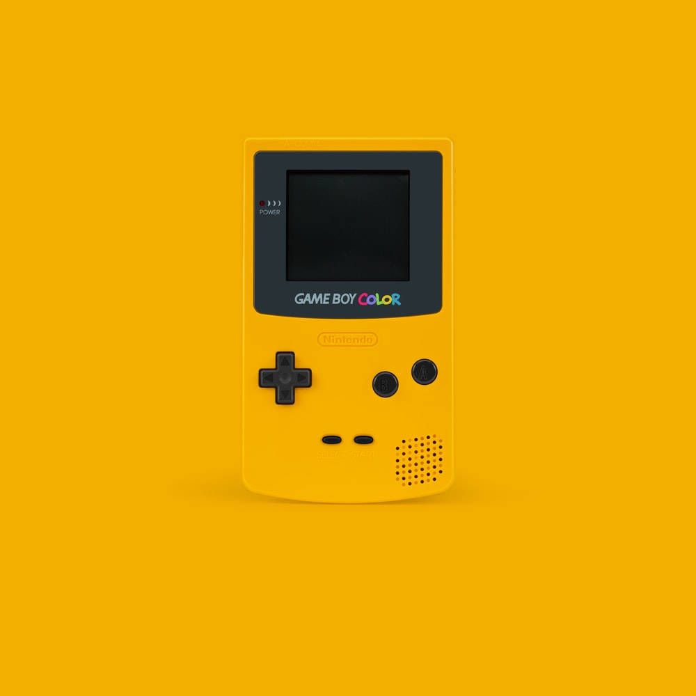 Game Boy Color צהוב מינימליסטי טפט