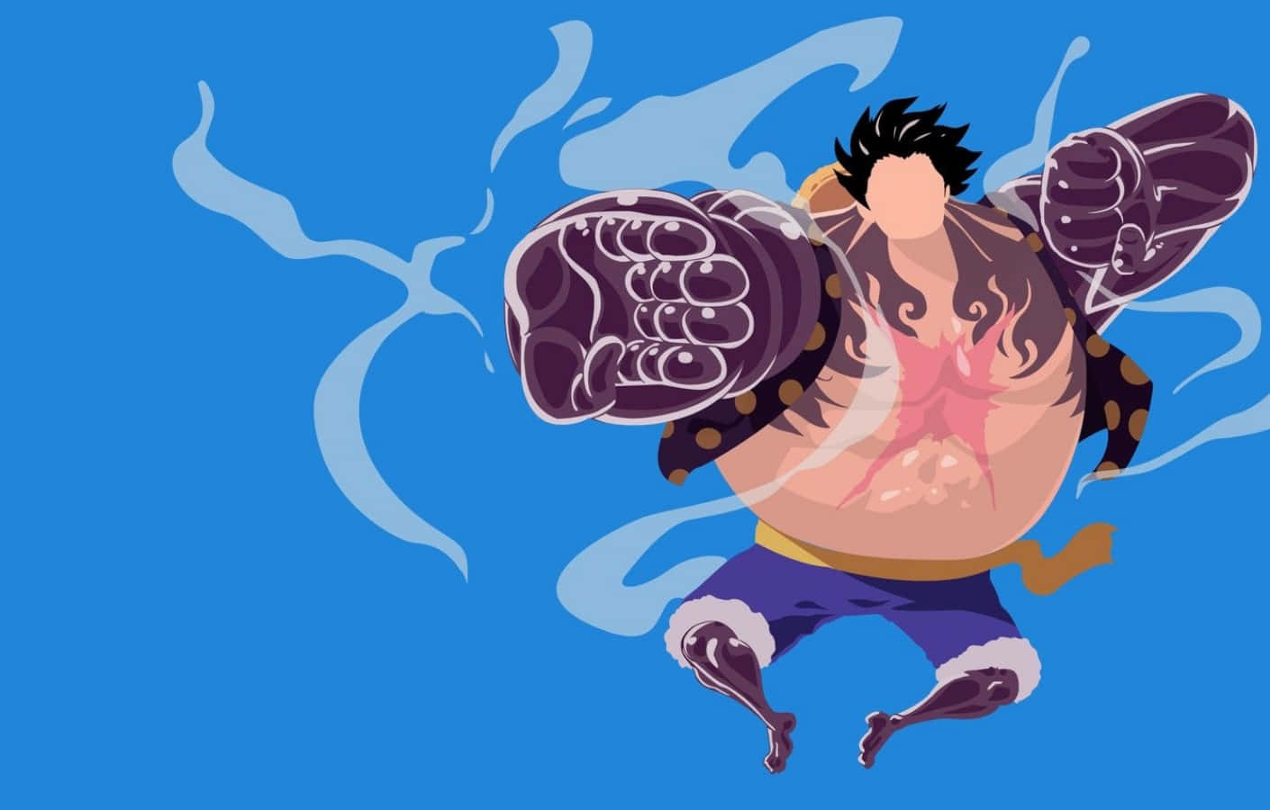 לופי Gear 4 מוואן פיס במינימליזם טפט
