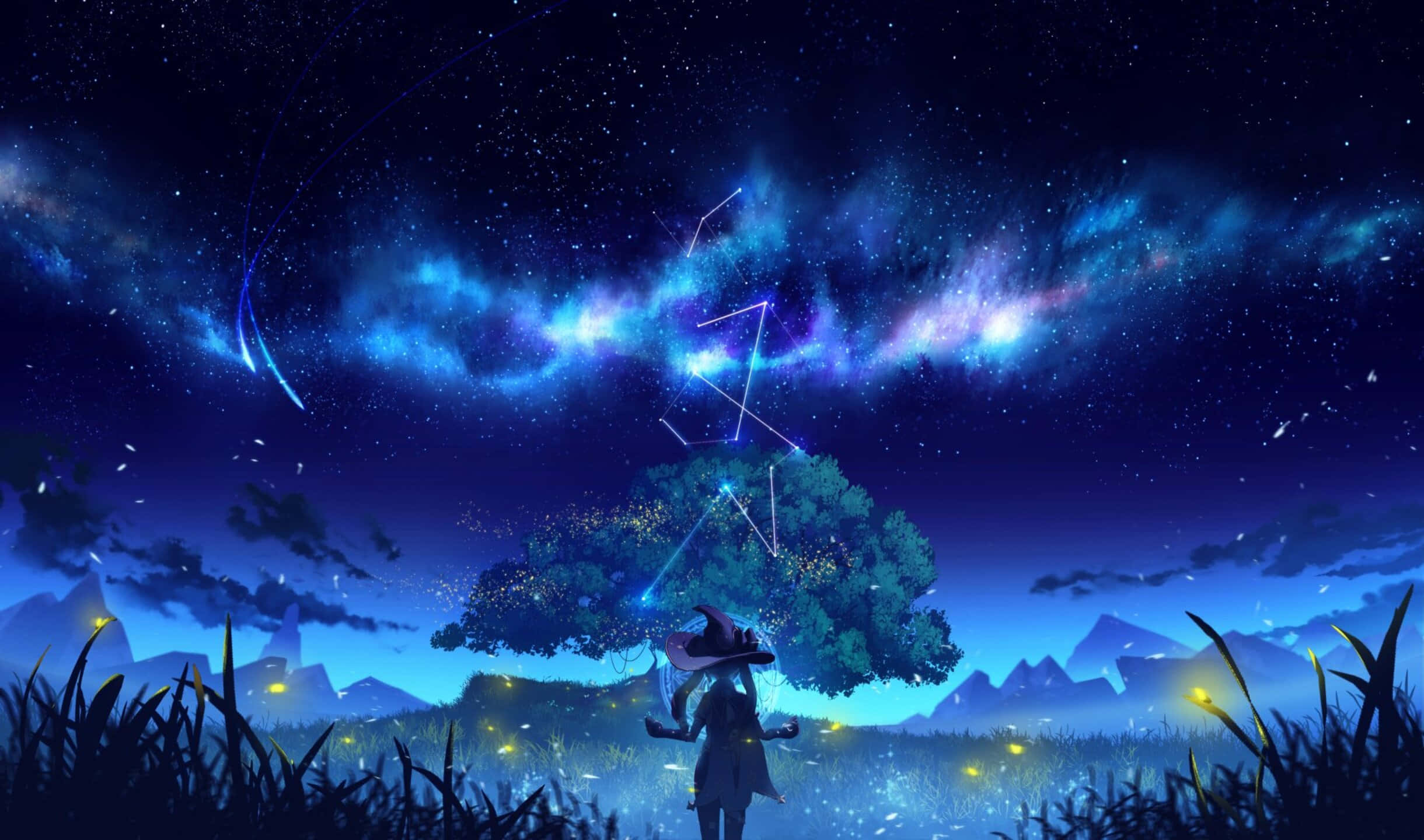 רקע Genshin Impact 2440x1440 AMOLED טפט