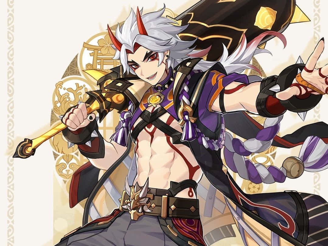 איטו שרירי בטן Genshin Impact טפט