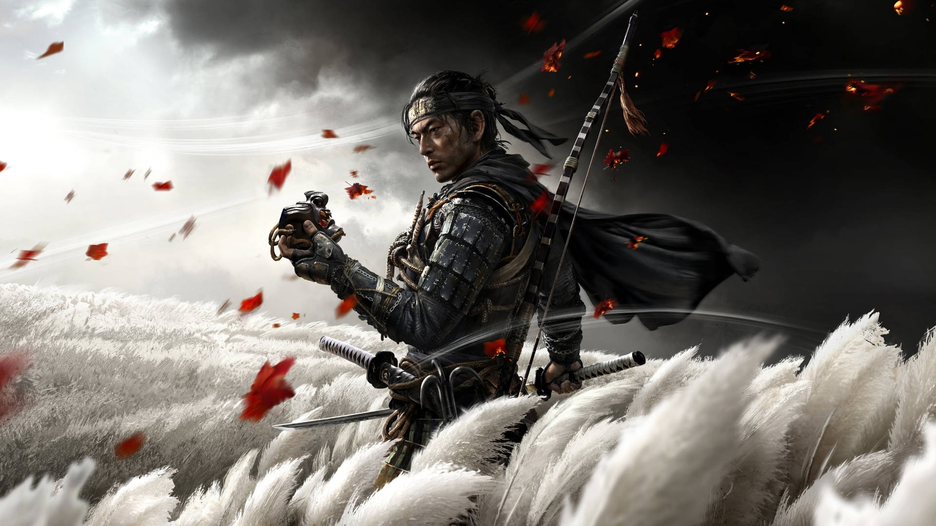 דמות מגניבה מ-Ghost of Tsushima טפט