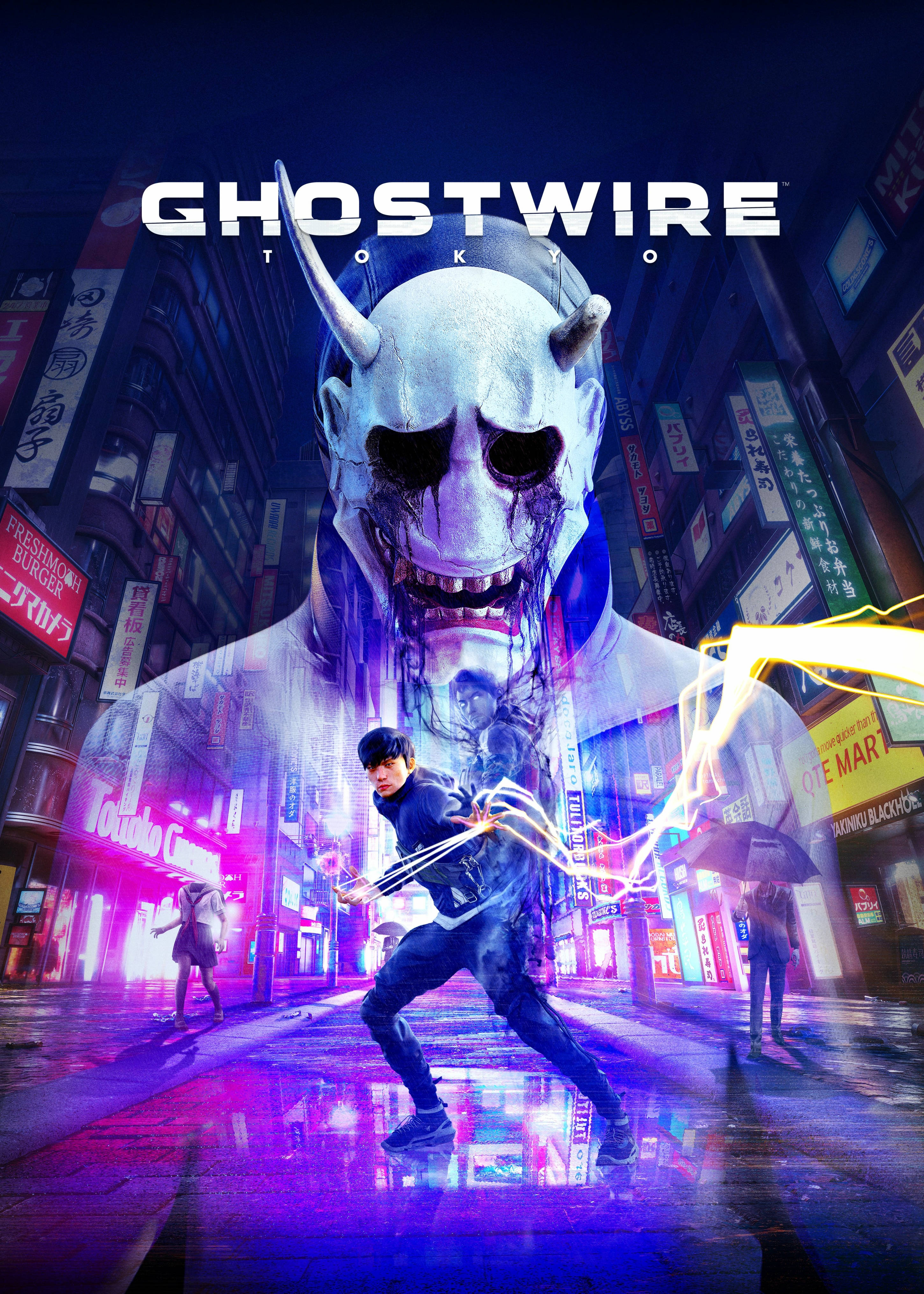 עטיפת המשחק הרשמית של Ghostwire Tokyo טפט