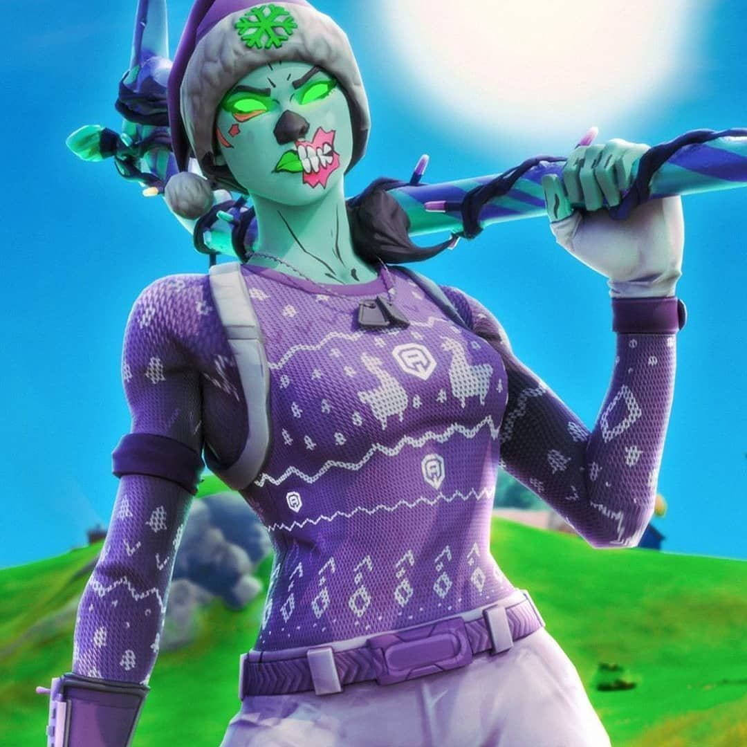 תלבושת Ghoul Trooper אפית של Fortnite לתמונת פרופיל טפט