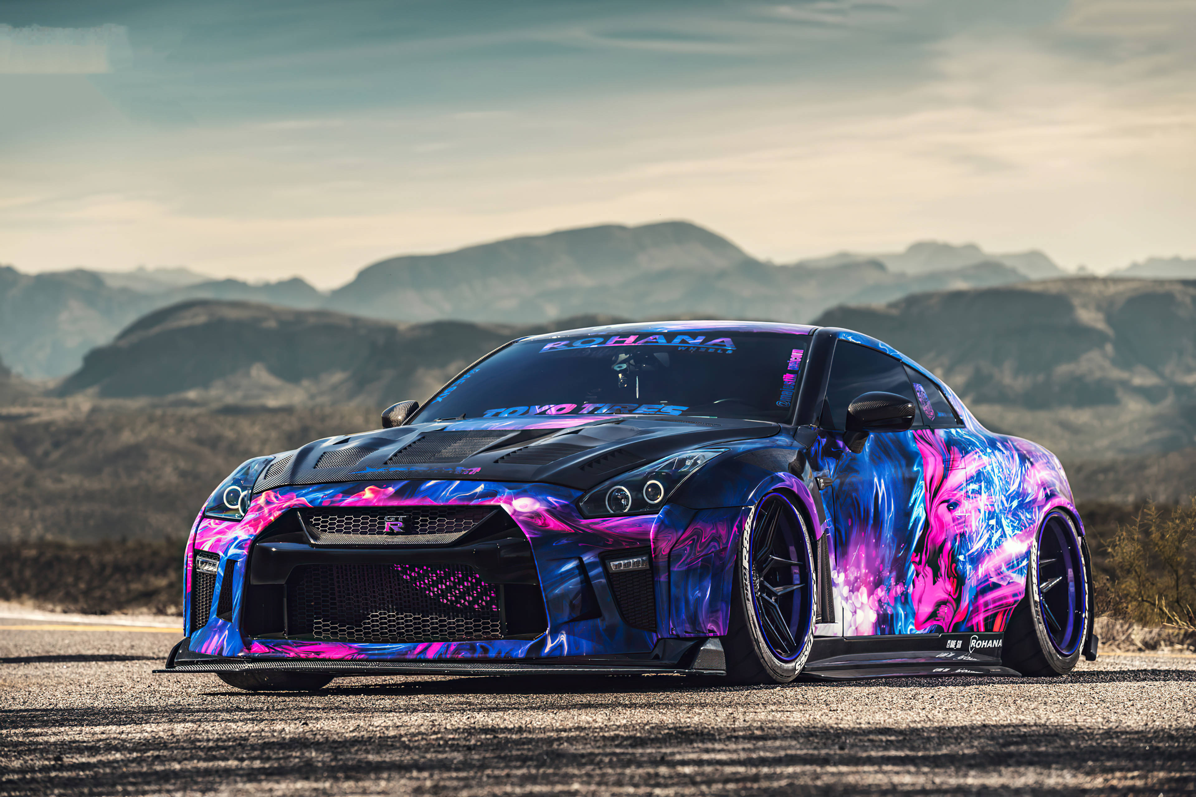 ניסאן GT R 4K מפורטת ביותר טפט