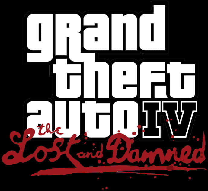 GTA IV The Lost and Damned לוגו טפט
