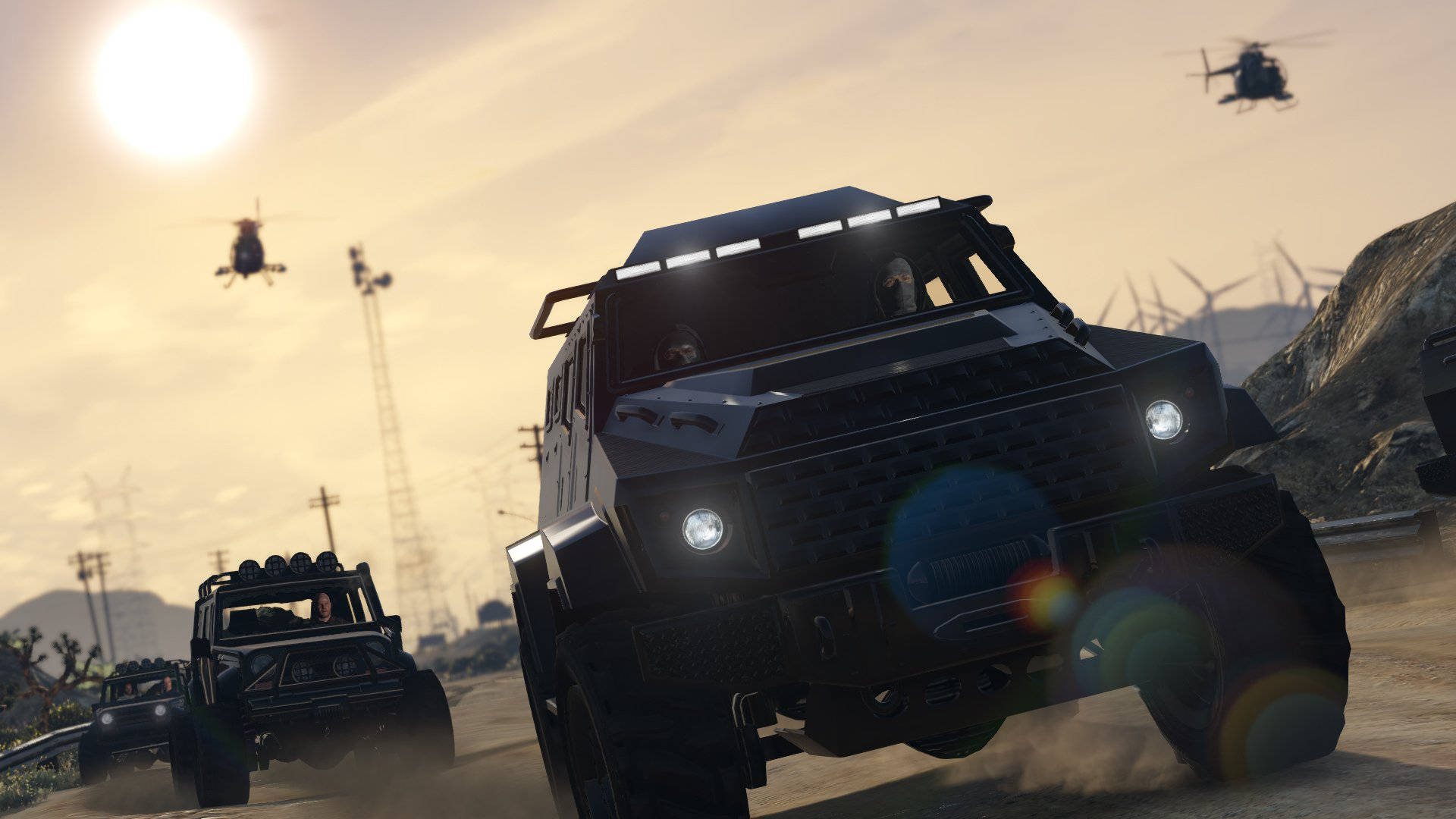 שיירת GTA מגניבה טפט