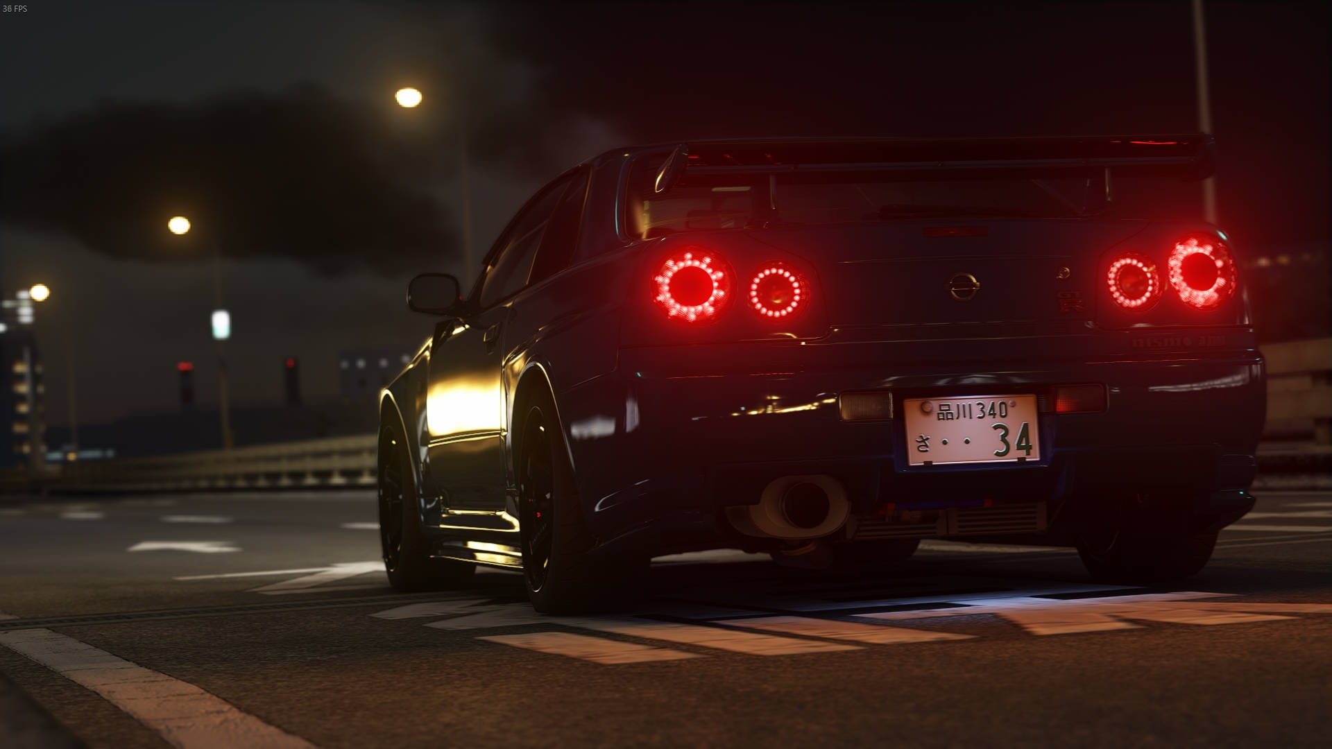 ניסאן סקייליין GTR R34 זוהר טפט
