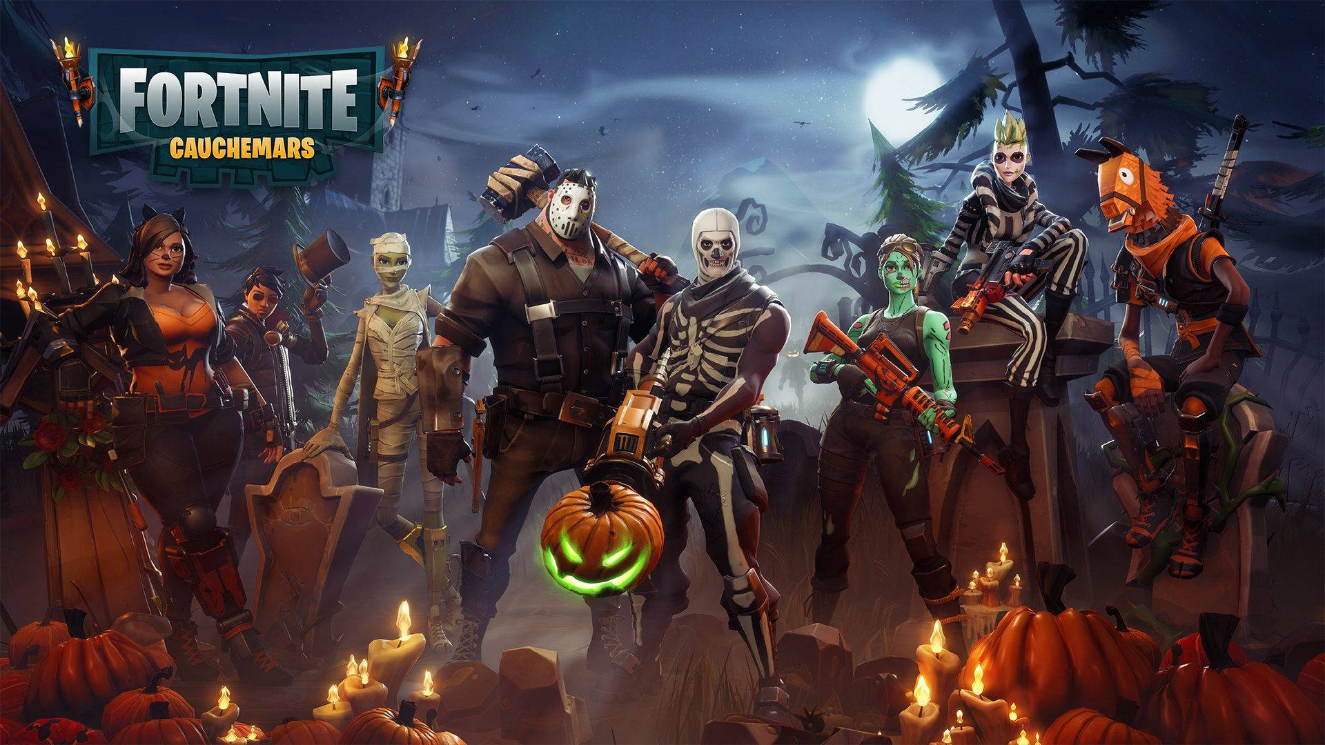 התכוננו לליל כל הקדושים עם תלבושת Ifrit ב-Fortnite טפט
