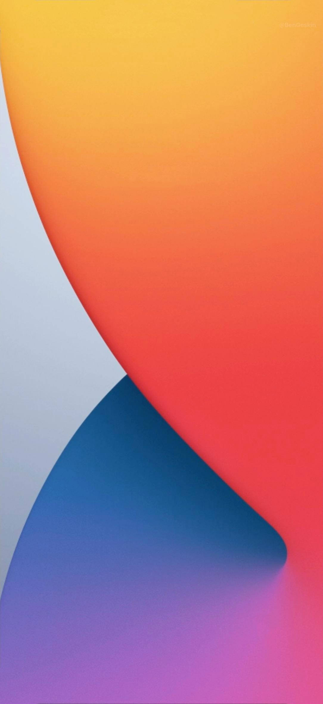 טפט iOS 14 מתעקל טפט