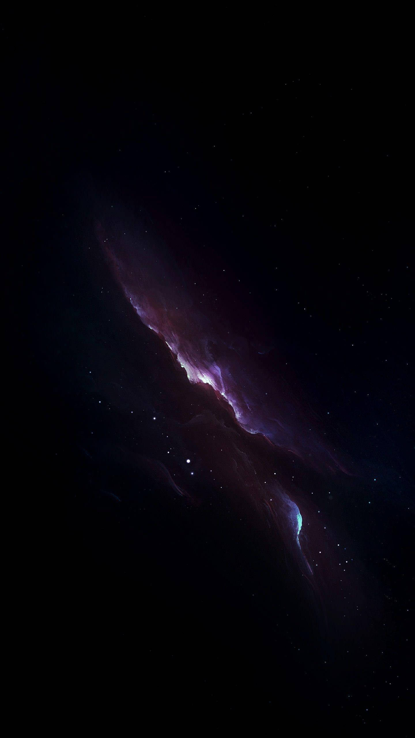 ערפילית סגולה ל-iPhone XS Max OLED טפט
