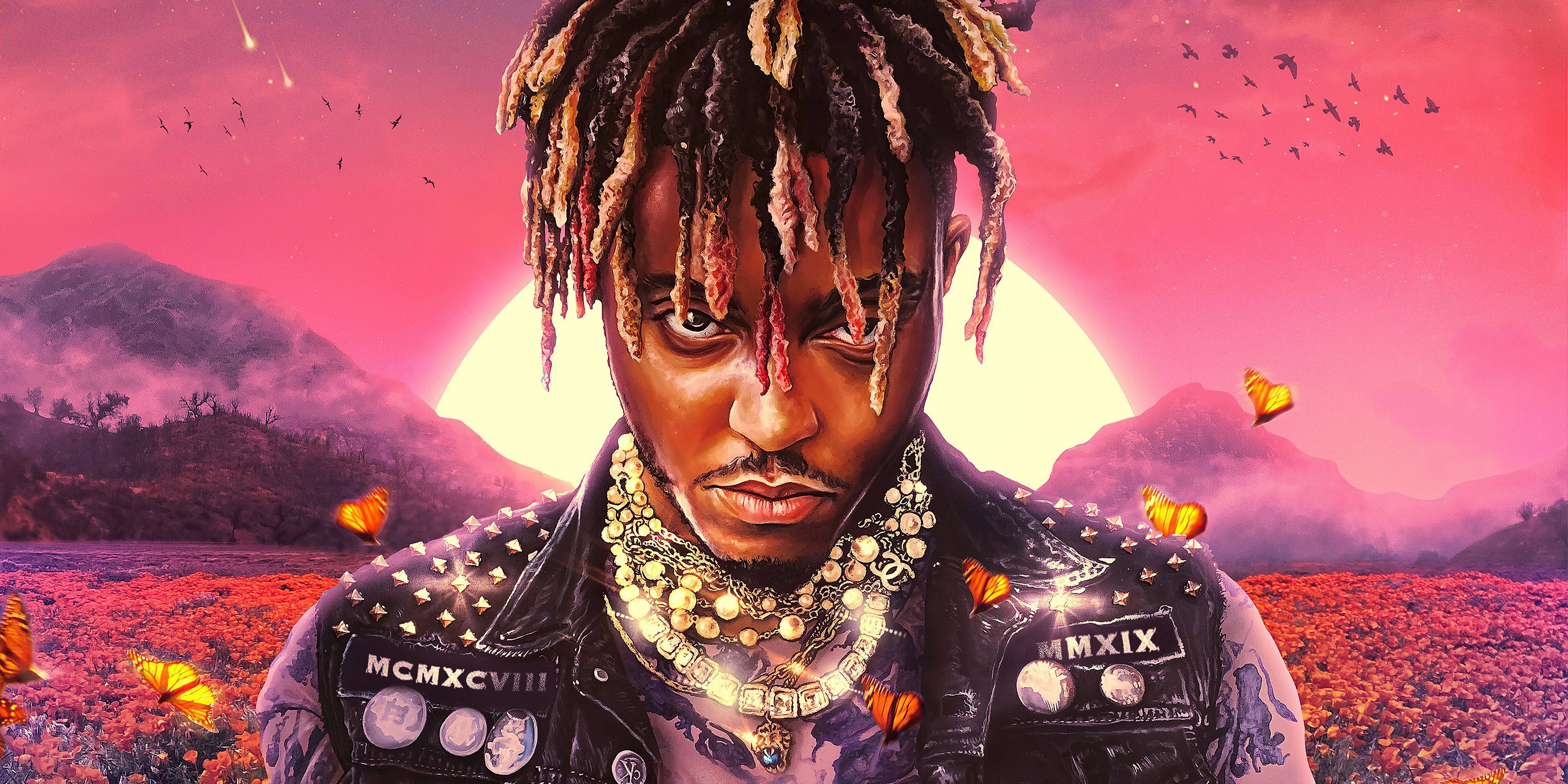אלבום Juice Wrld 4K טפט