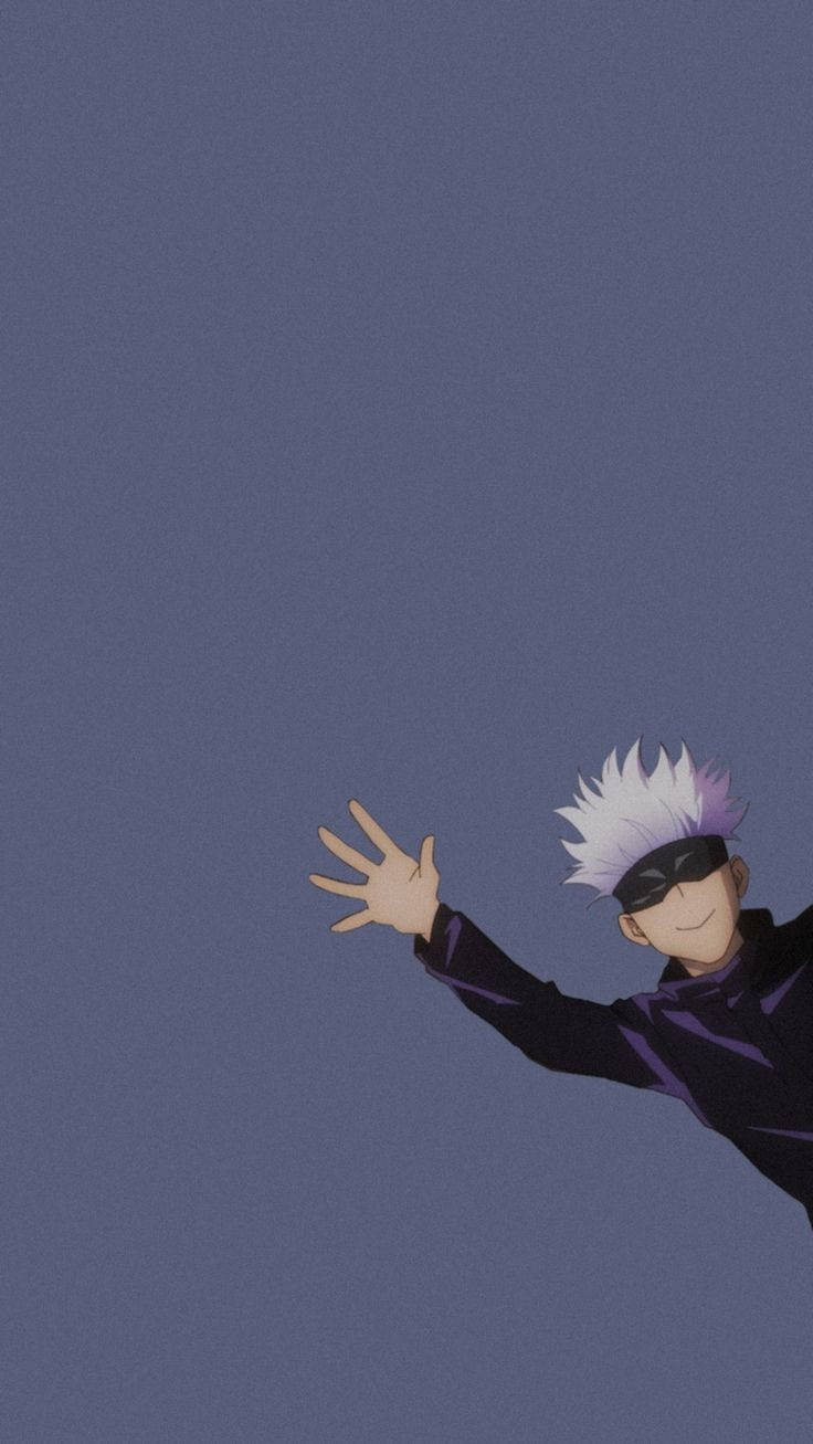 גוג'ו מניף יד Jujutsu Kaisen אייפון טפט