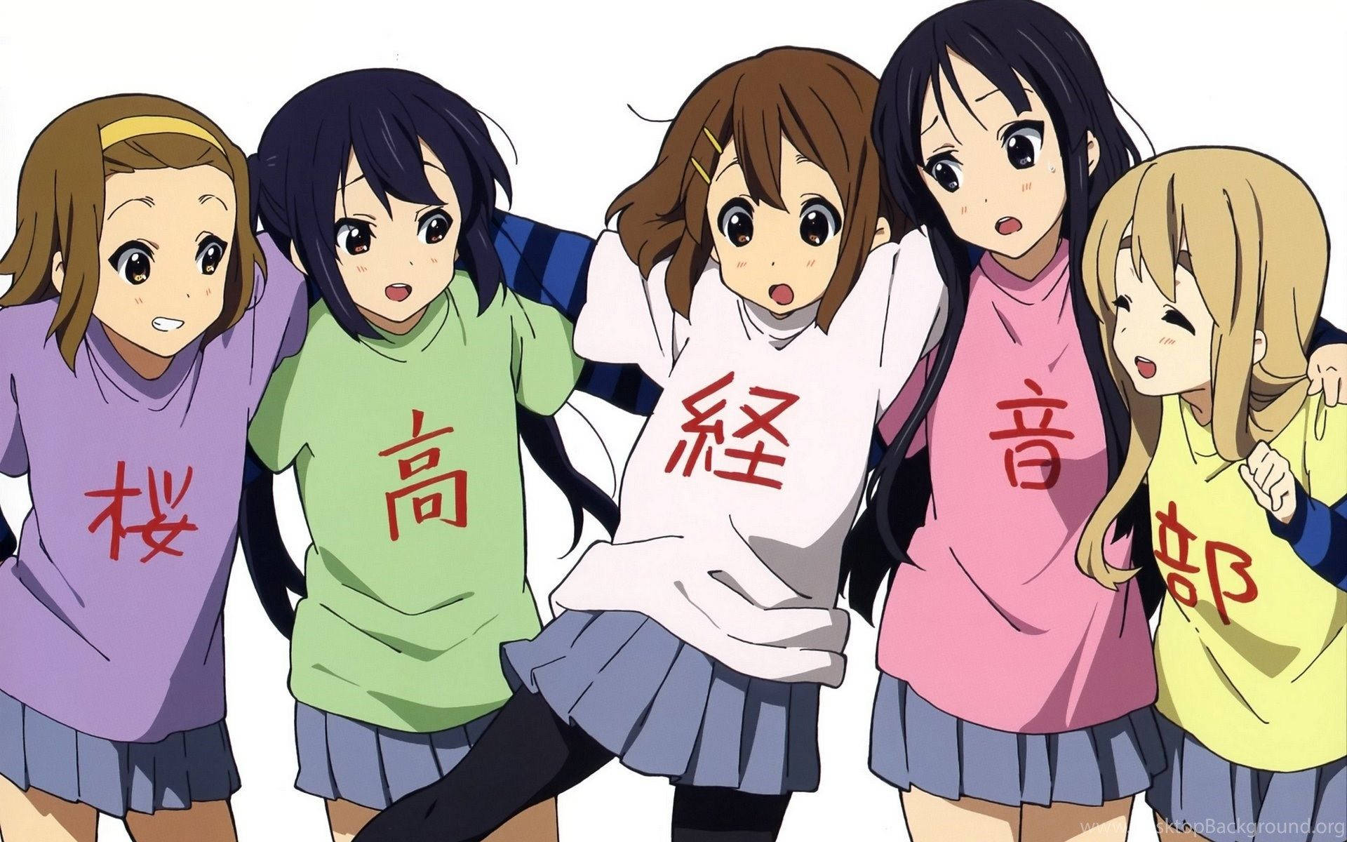 דמויות קוואי מאנימה K-On! טפט