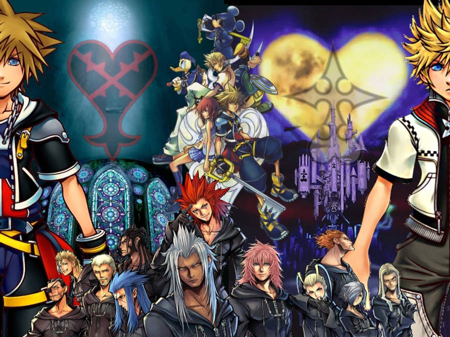 תצוגת לוגו של Kingdom Heart טפט