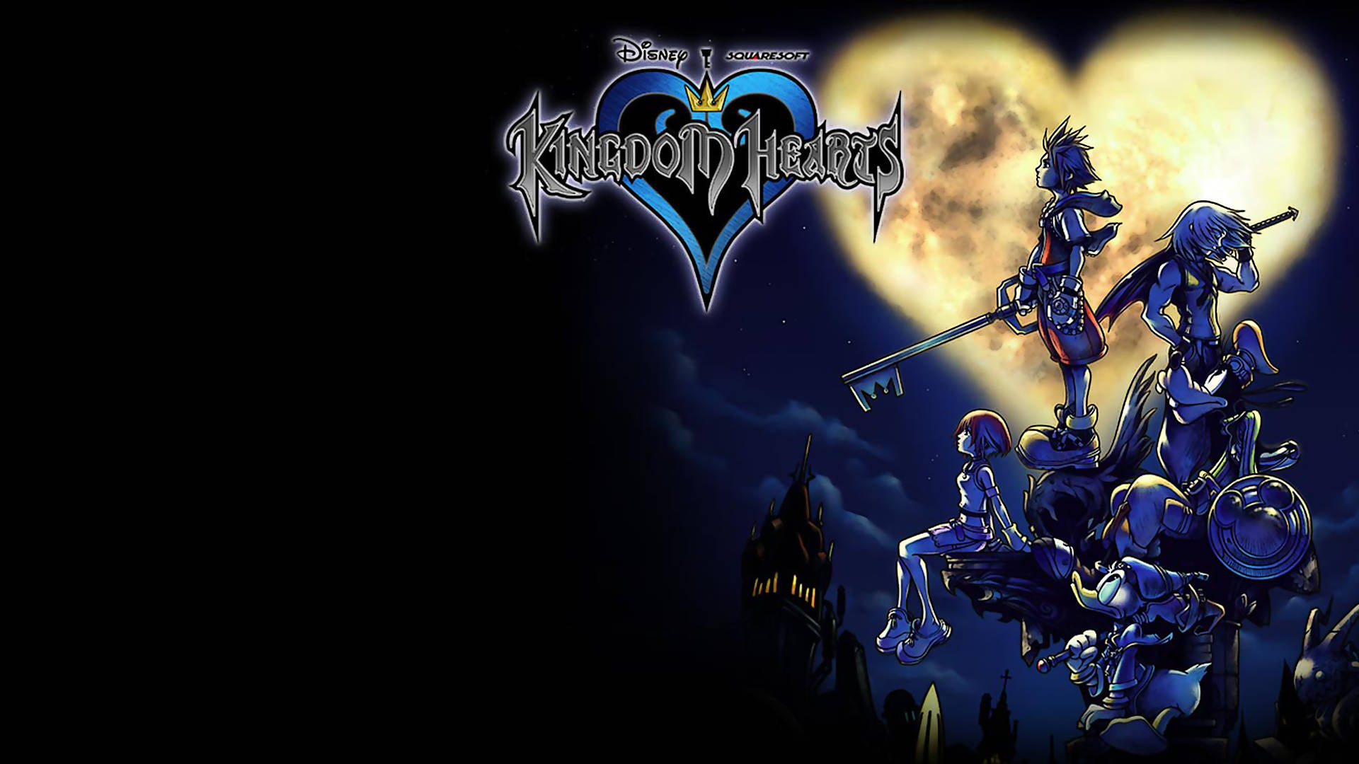 מסך נעילה לוגו Kingdom Heart טפט