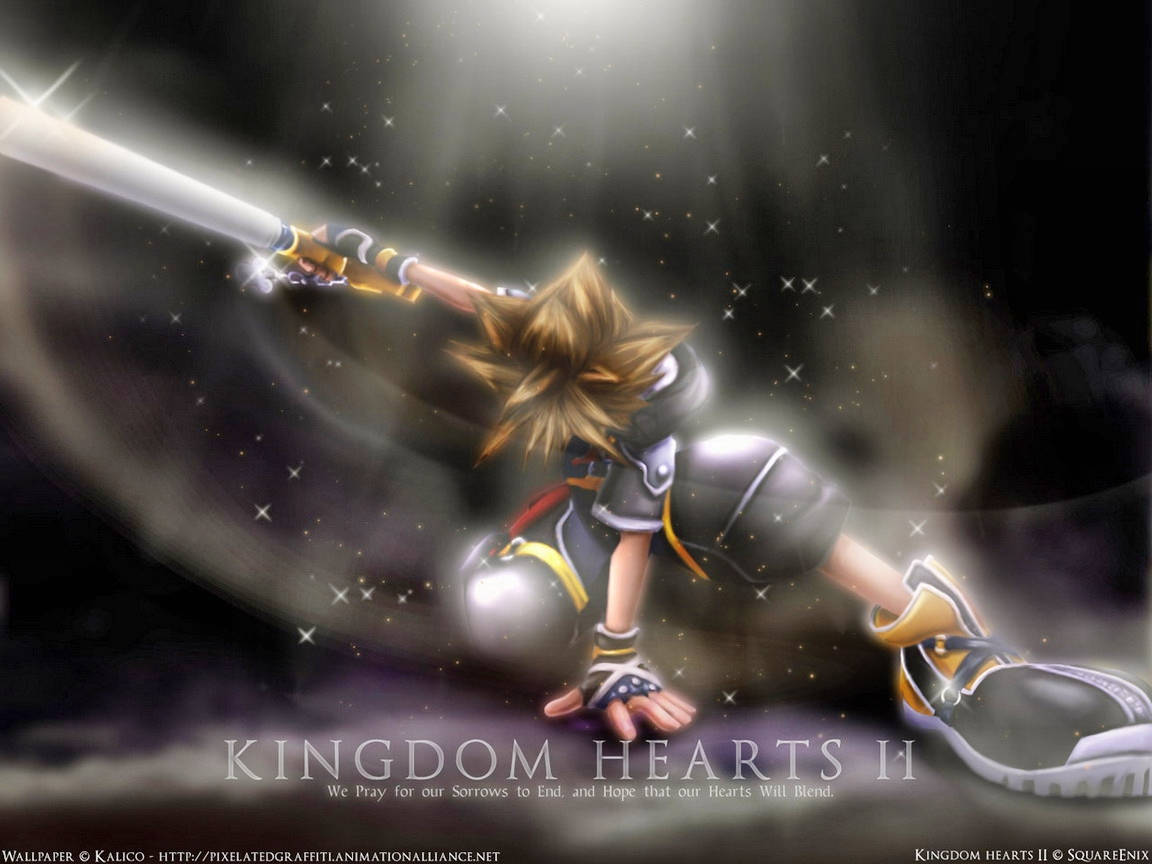 לוגו מפורט של Kingdom Hearts טפט