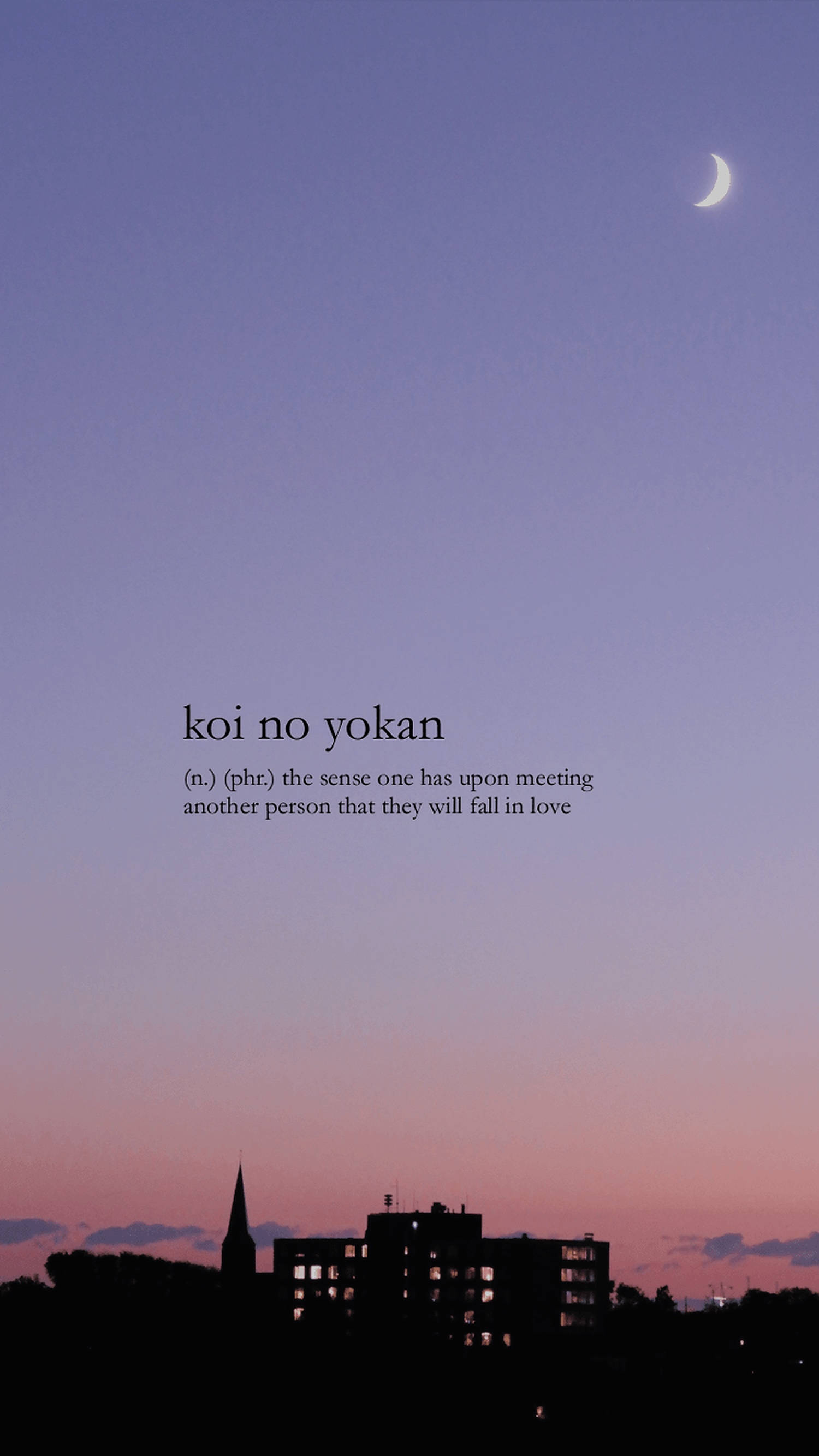 Koi No Yokan מילים אסתטיות טפט