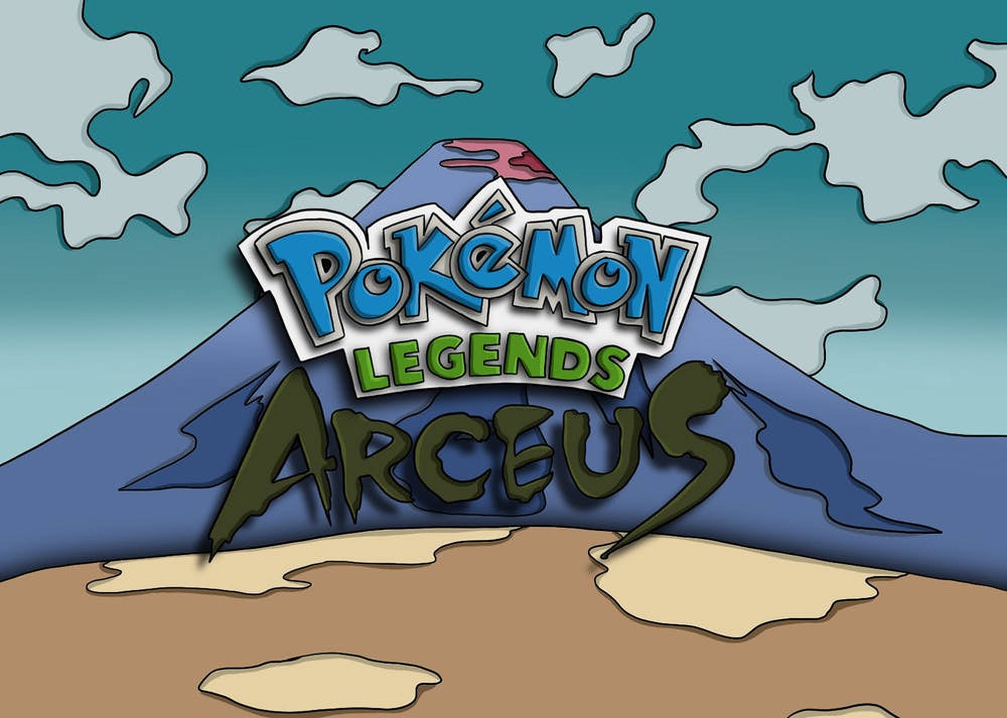 איור הר פוקימון Legends Arceus טפט