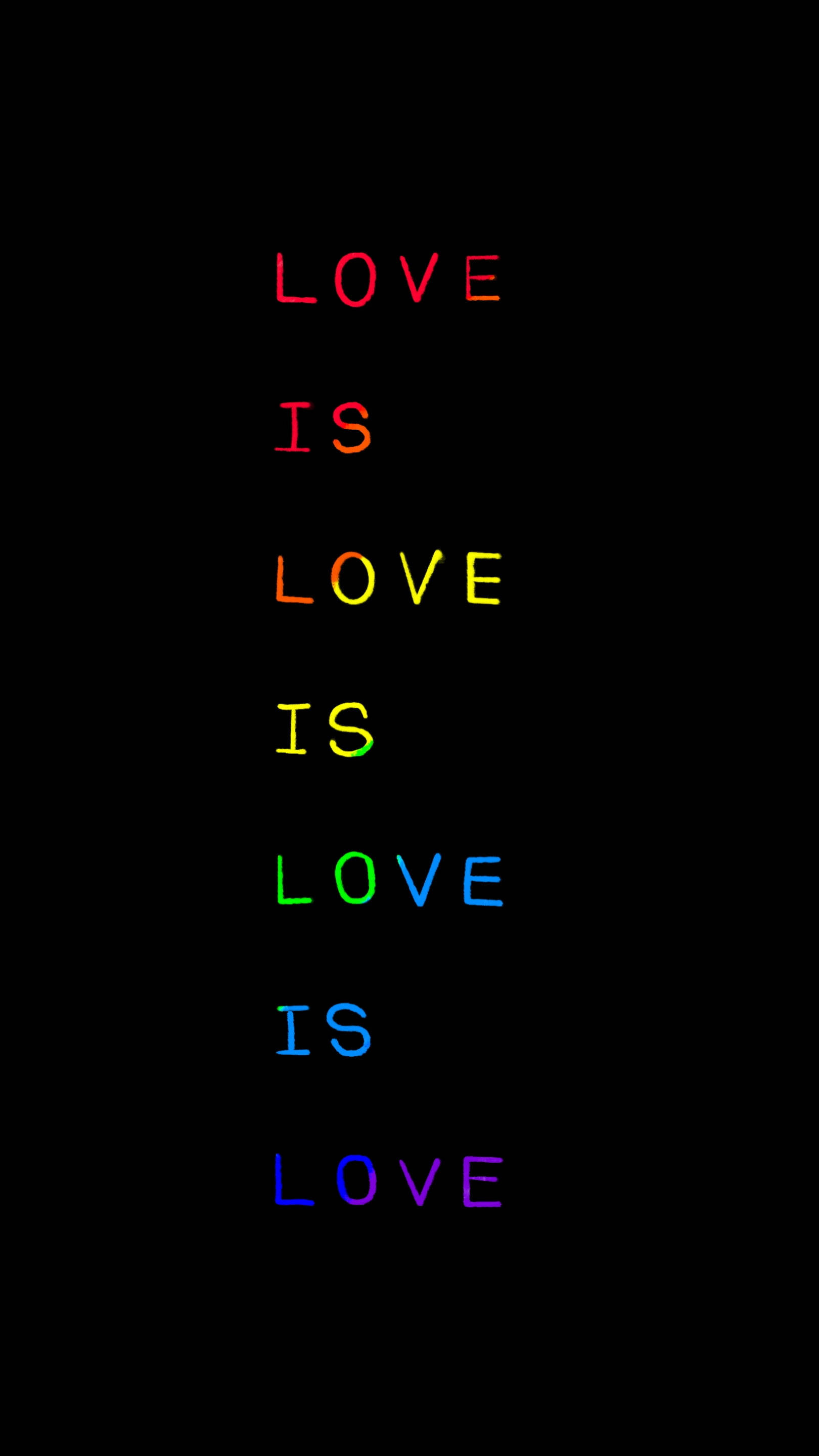 אהבה היא אהבה טקסט LGBT לטלפון טפט