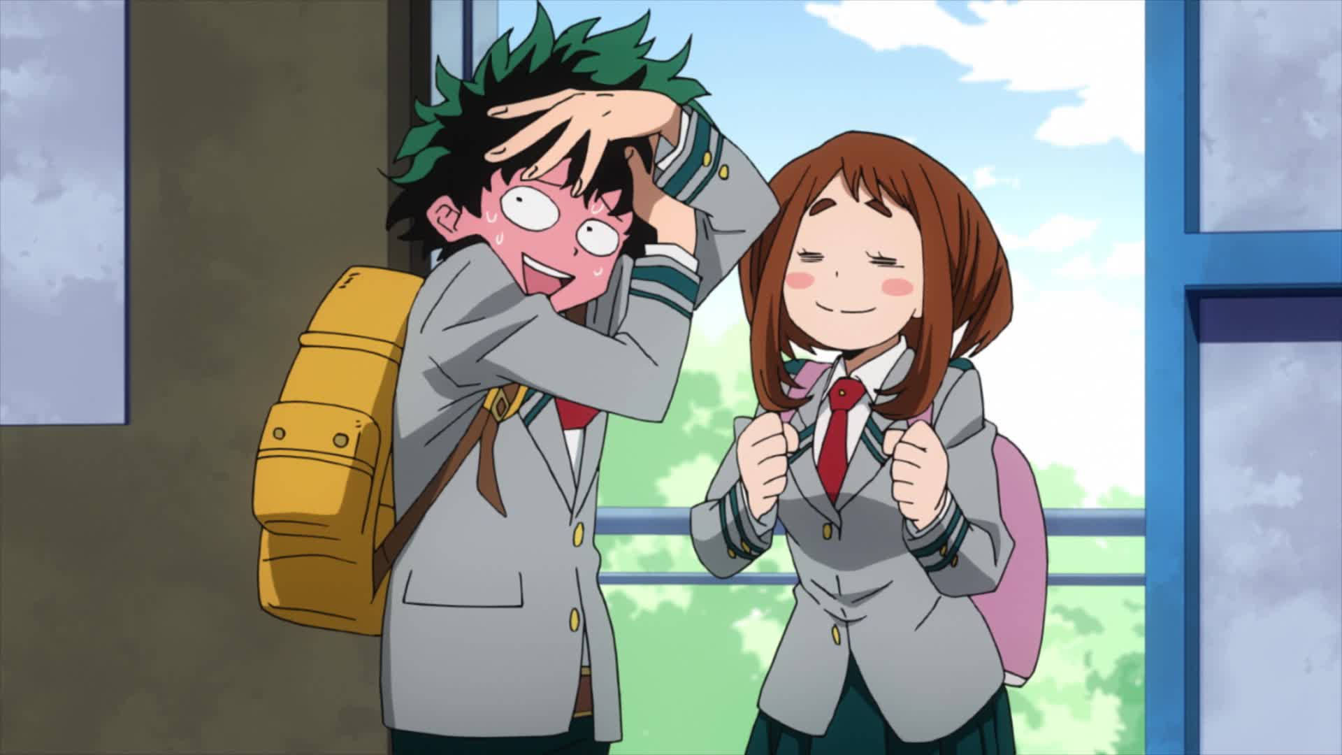 זוג אנימה מ-My Hero Academia טפט