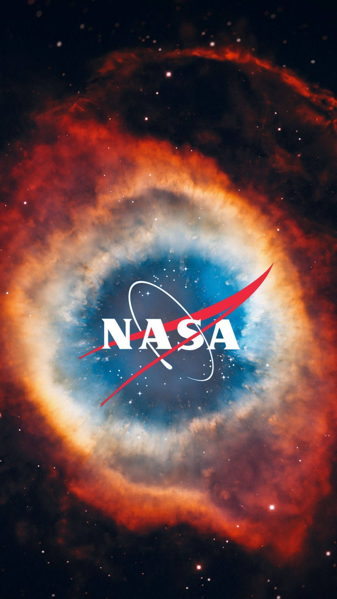 NASA לוגו בסגנון ערפילית לאייפון טפט