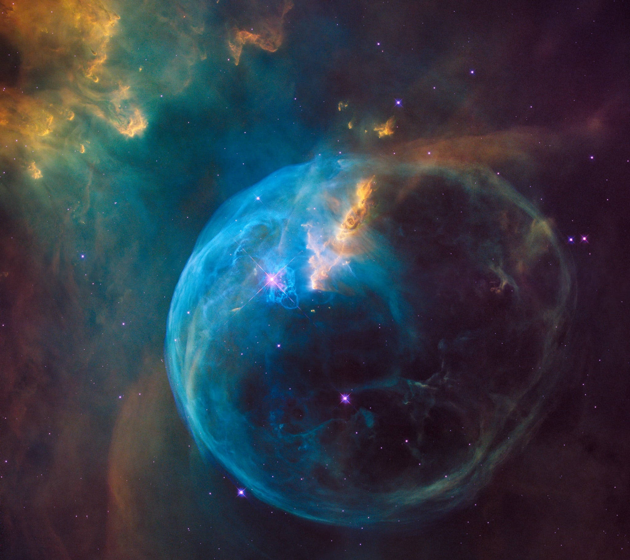 NASA אייפון כוכב וולף-רייה טפט