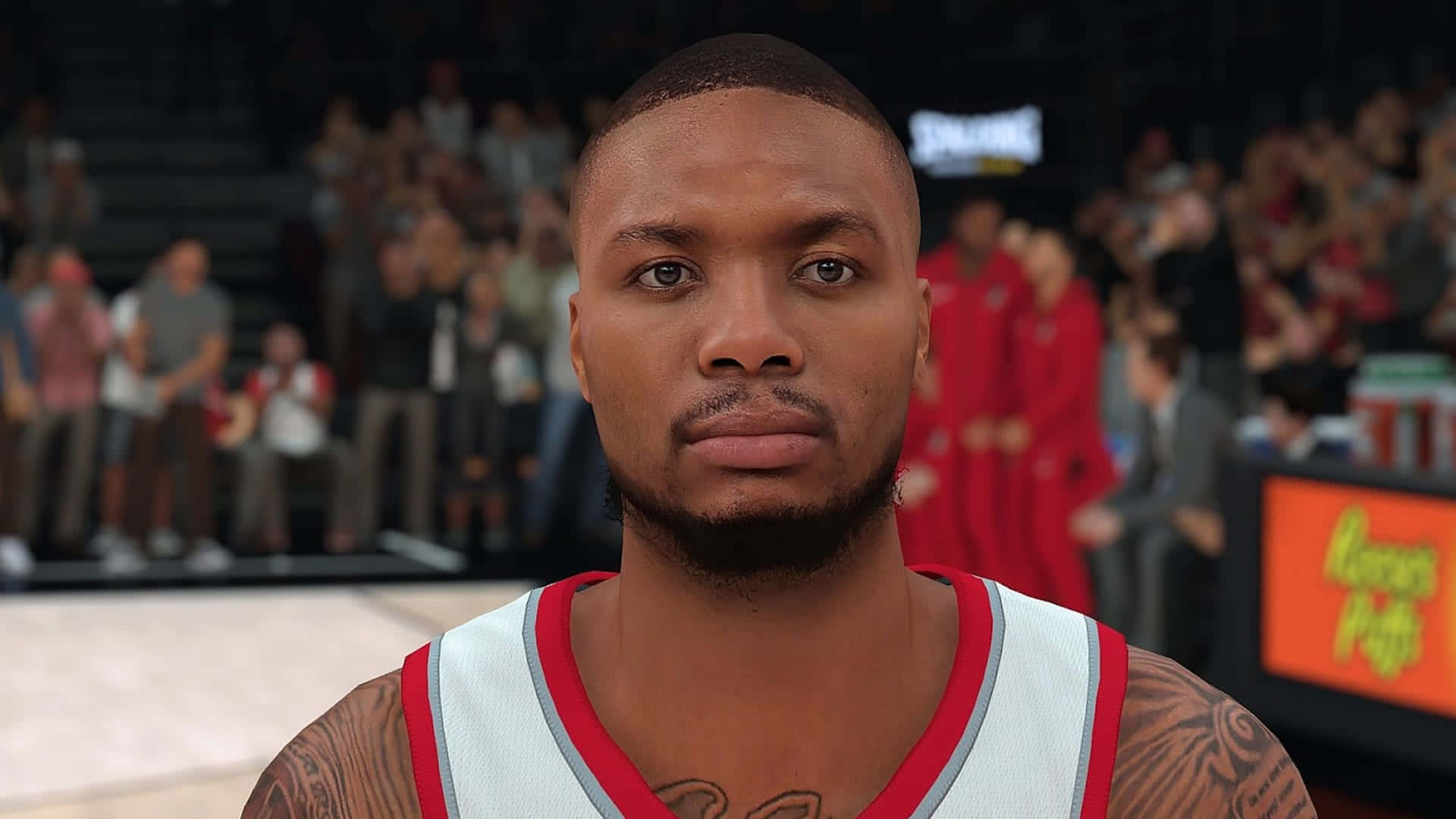 דמות משחק הווידאו של דמיאן לילארד ב-NBA 2K21 טפט