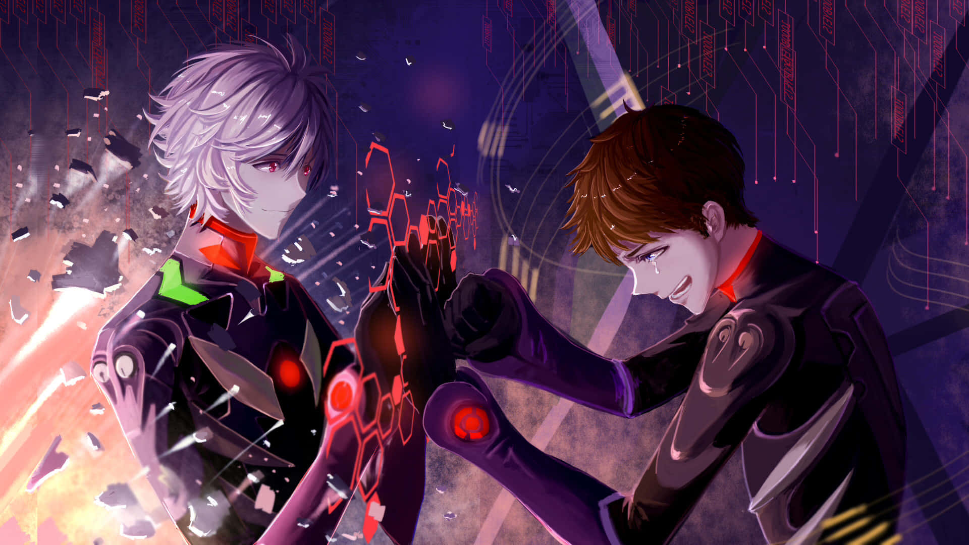 העולם המורכב והסוריאליסטי של Neon Genesis Evangelion טפט
