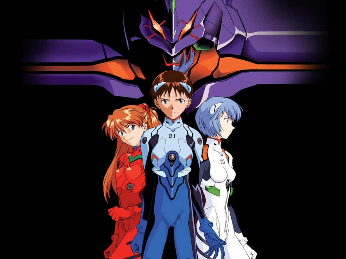 הגיבור הראשי של Neon Genesis Evangelion טפט