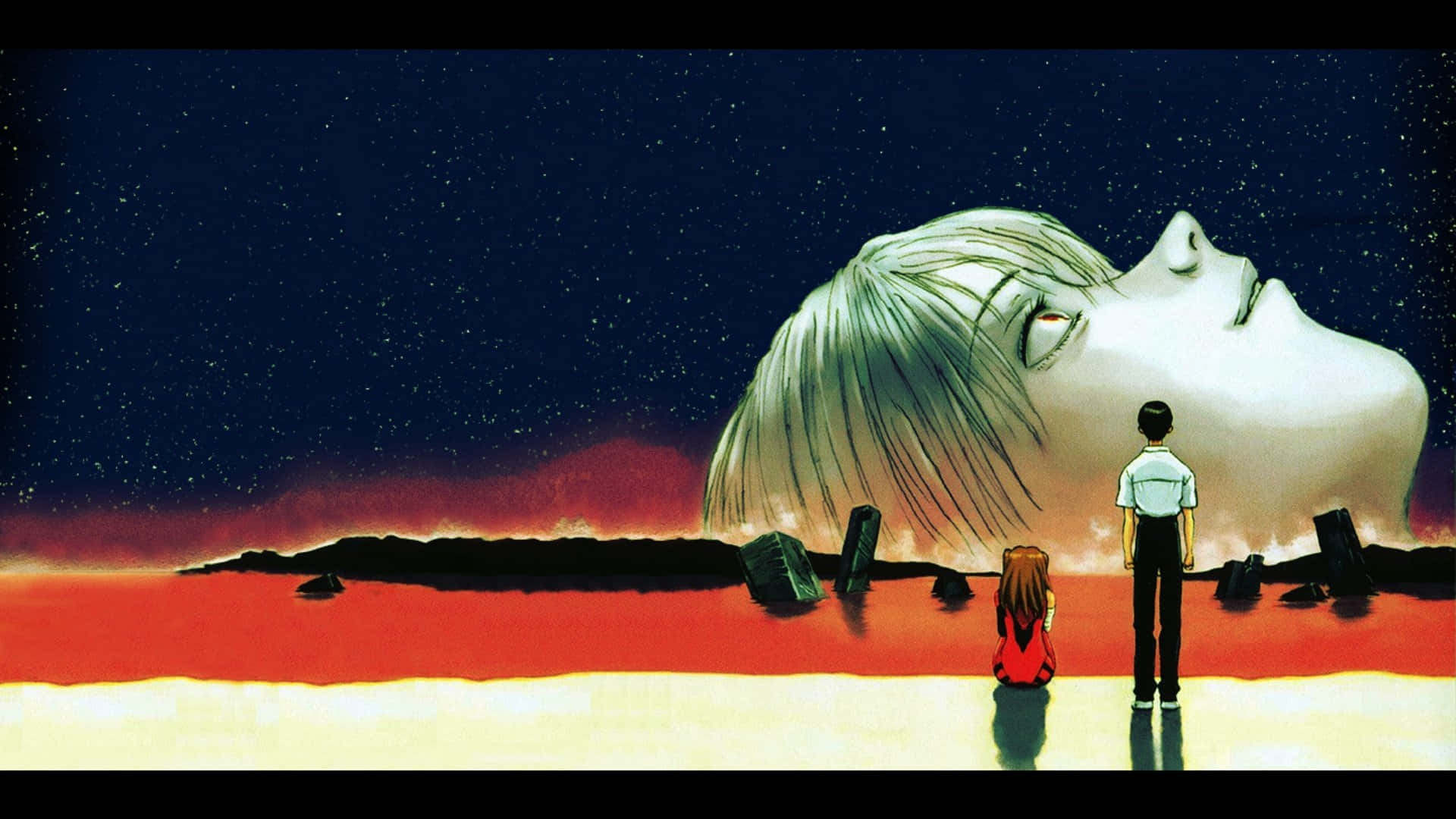 המכה האייקונית של Neon Genesis Evangelion טפט