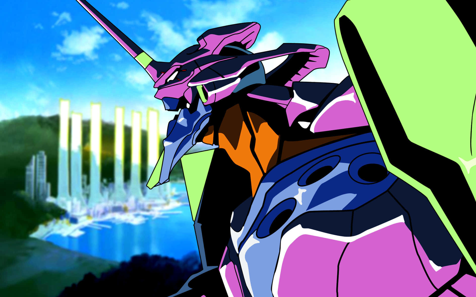 גנדו איקארי, מפקד NERV ב-Neon Genesis Evangelion טפט