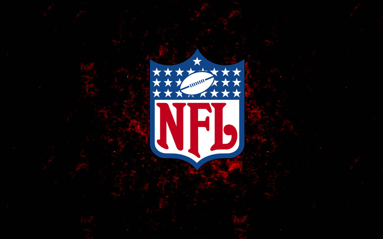 לוגו כדורגל NFL על רקע שחור טפט