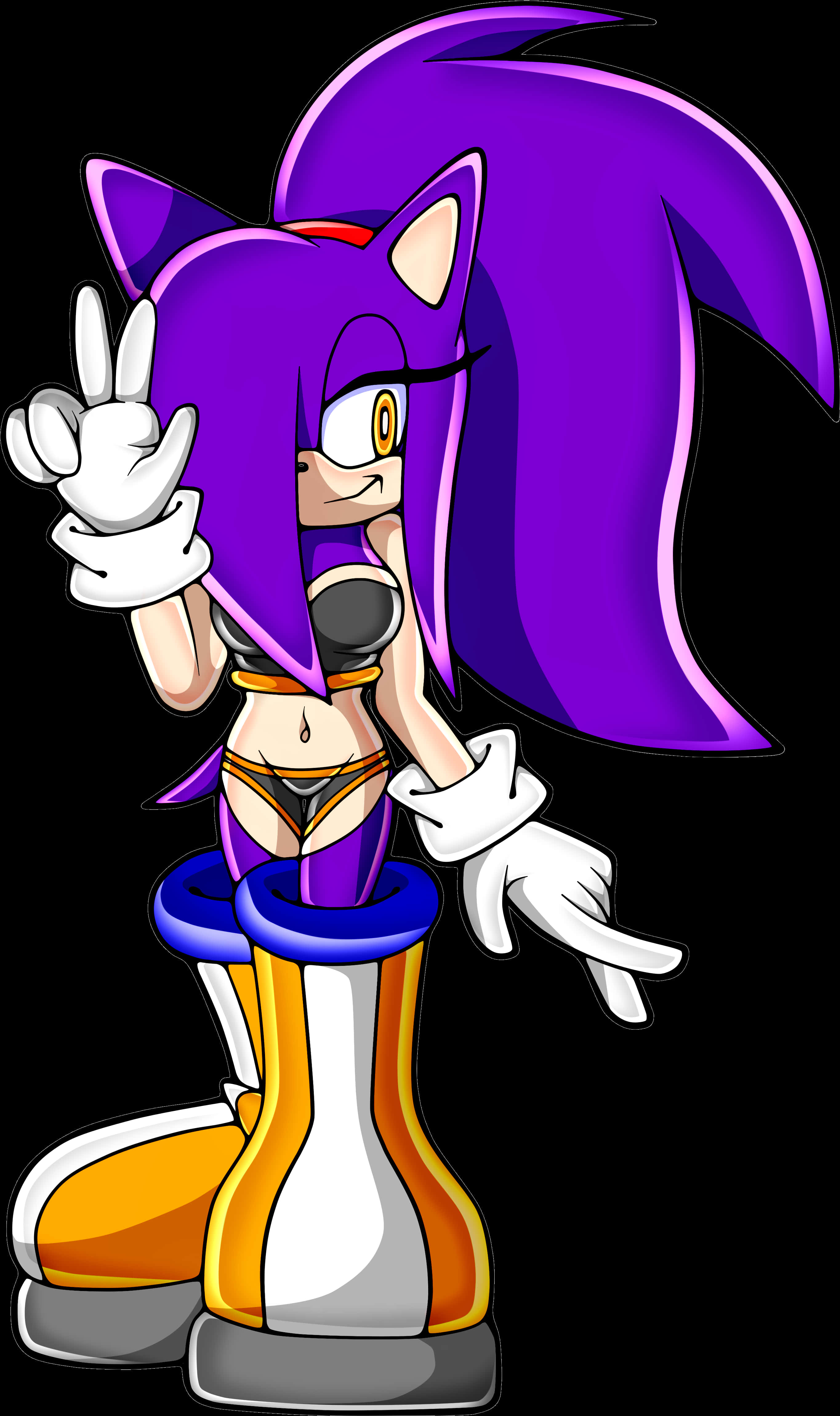 דמות סוניק בסגנון Nights Into Dreams טפט