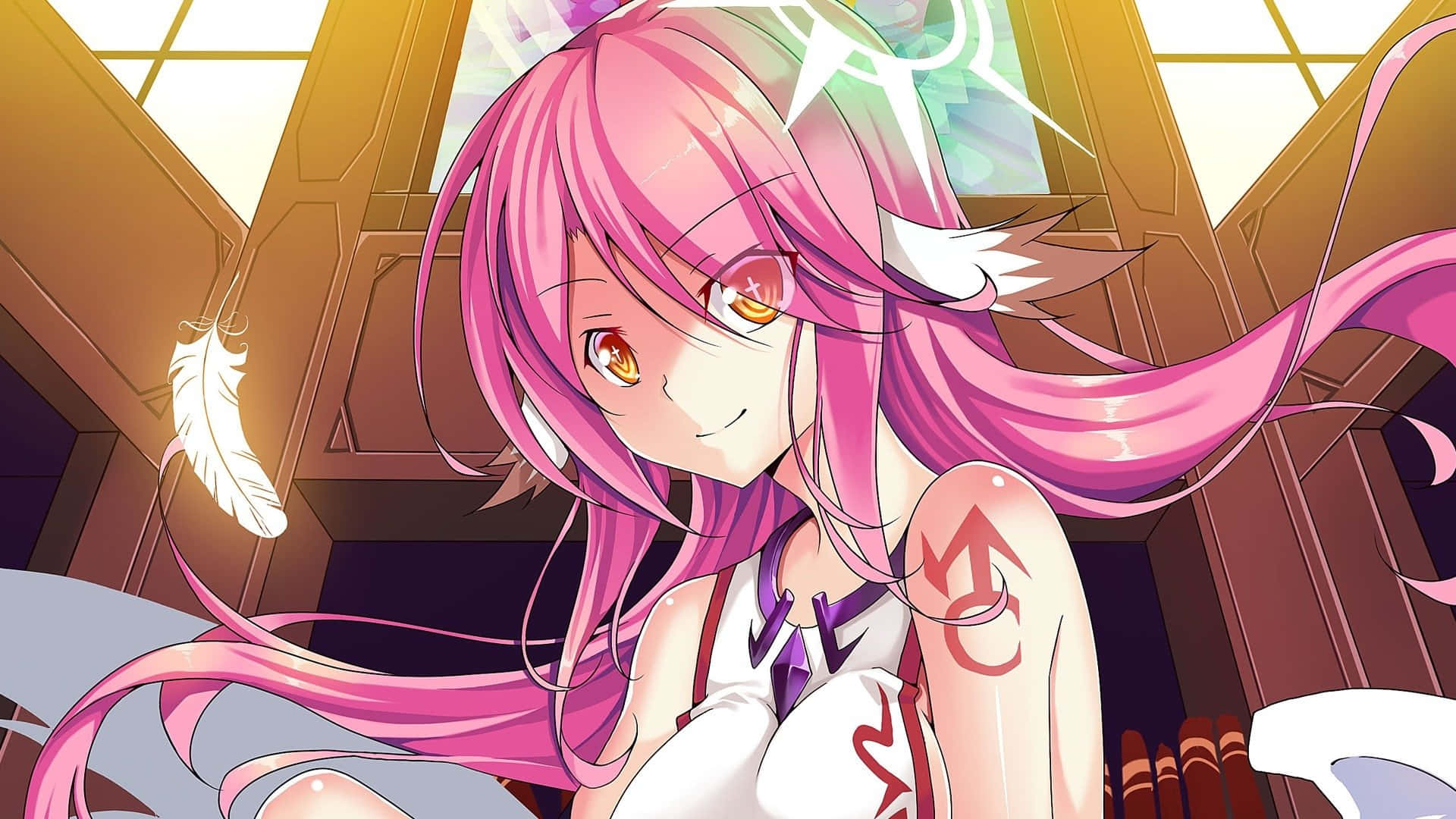 צללו לעולם של משחקים עם No Game No Life טפט