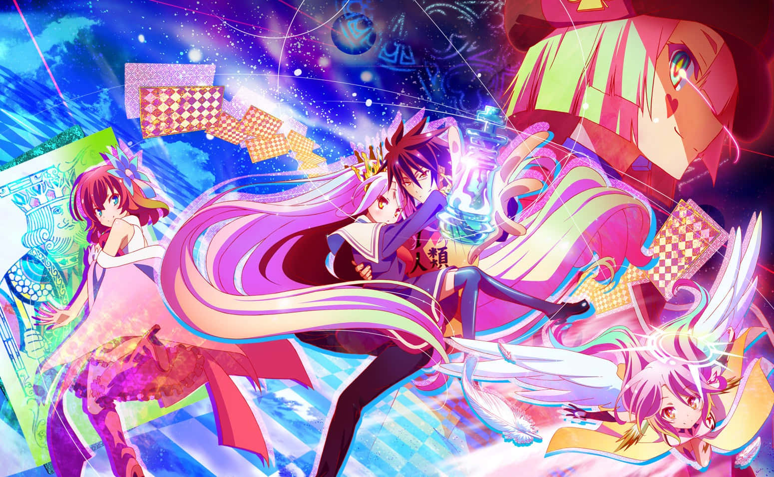 קפצו לעולם של 'No Game No Life' עם האחים סורה ושירו! טפט