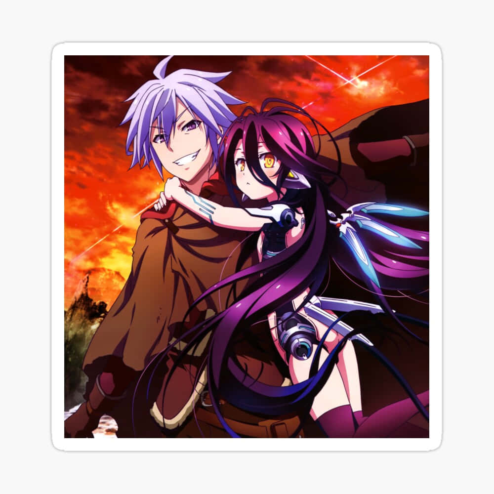תמונה של ריקו נושא את שובי מ-No Game No Life טפט